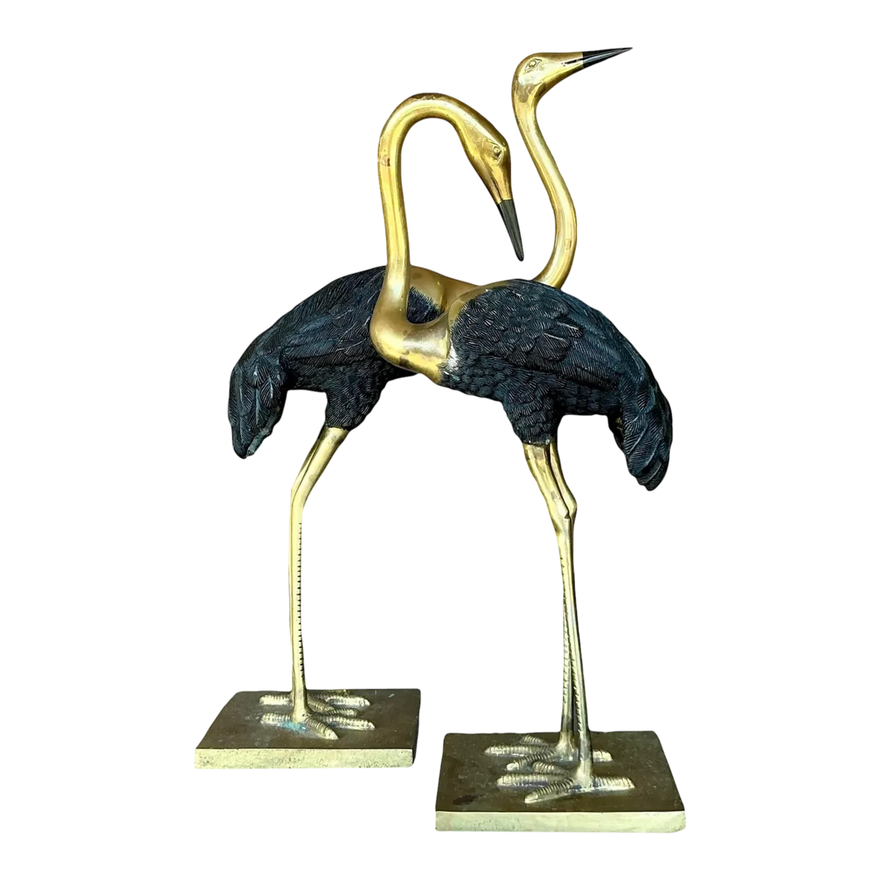 Vintage Boho Brass and Pewter - A Pair
