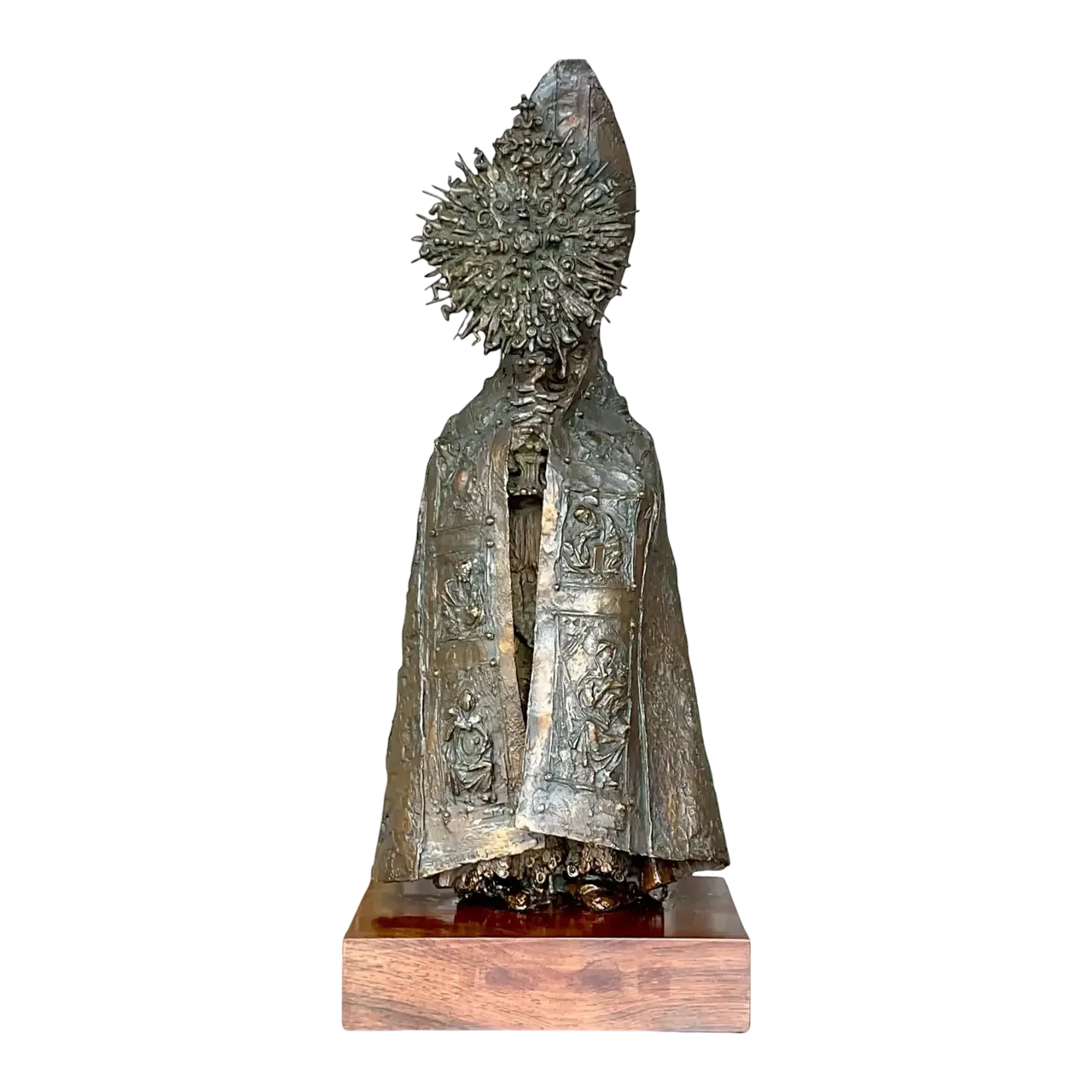 Vintage Boho Bruno Lucchesi Bronze Sculpture