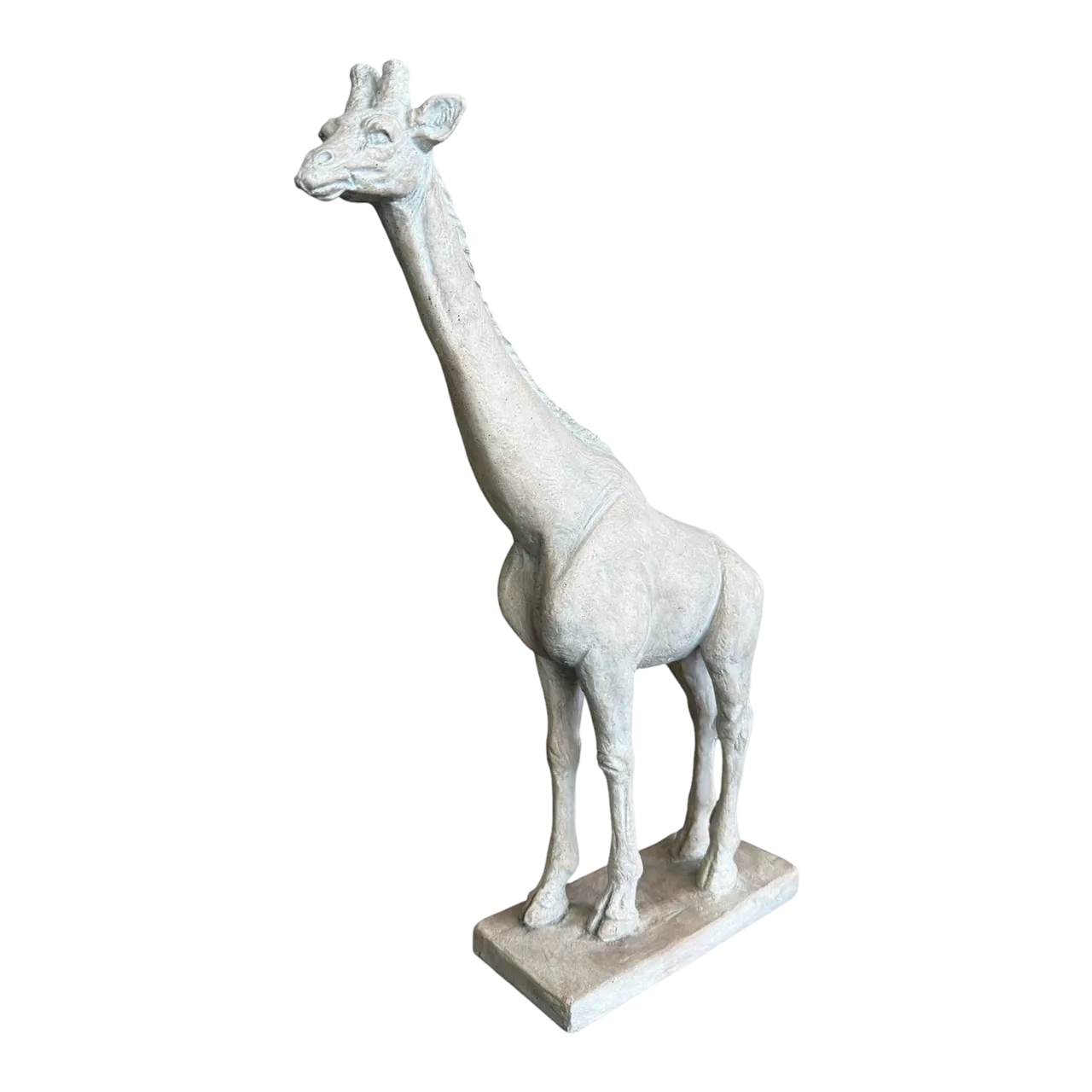 Vintage Boho Ceramic Giraffe Sculpture