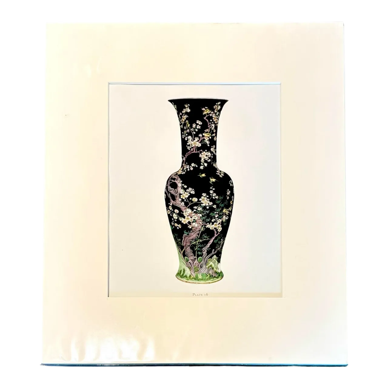 Vintage Boho Chinese Porcelain Vase Print