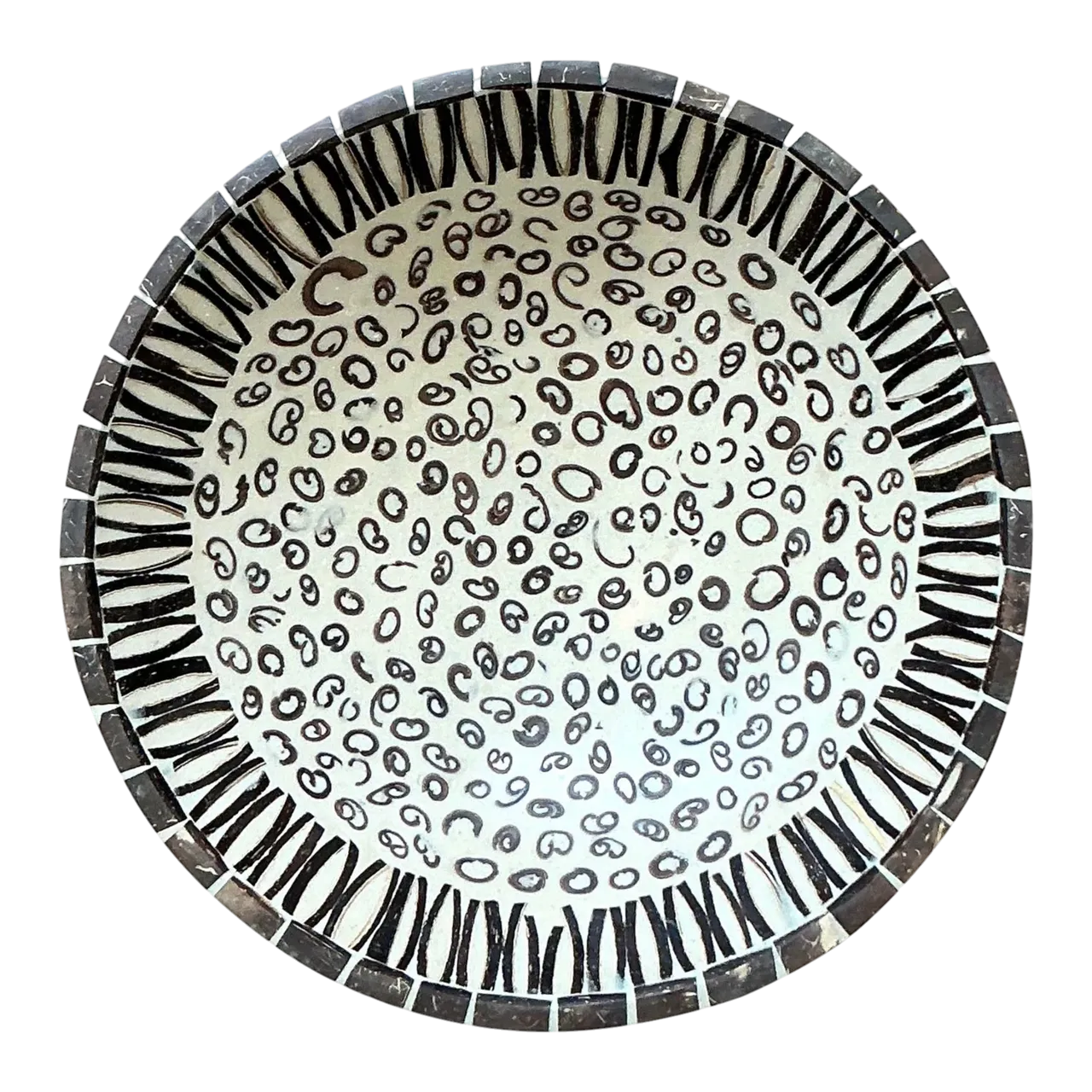 Vintage Boho Coconut Shell Bowl