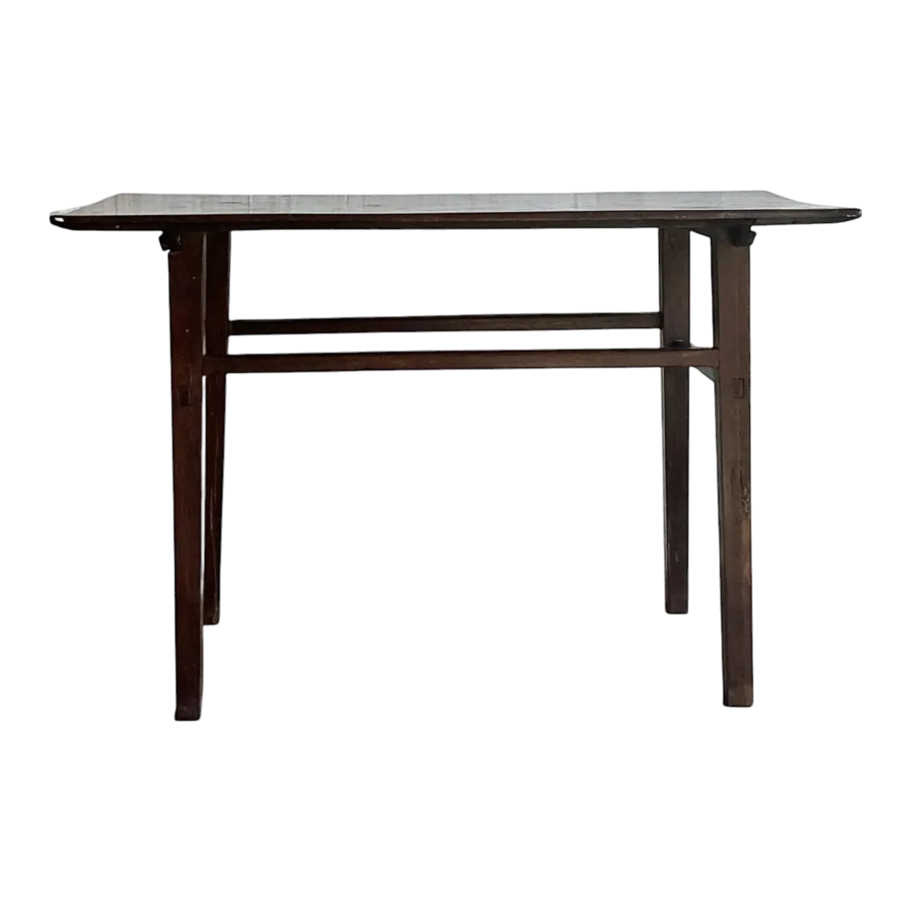 Vintage Boho Distressed Wood Console Table