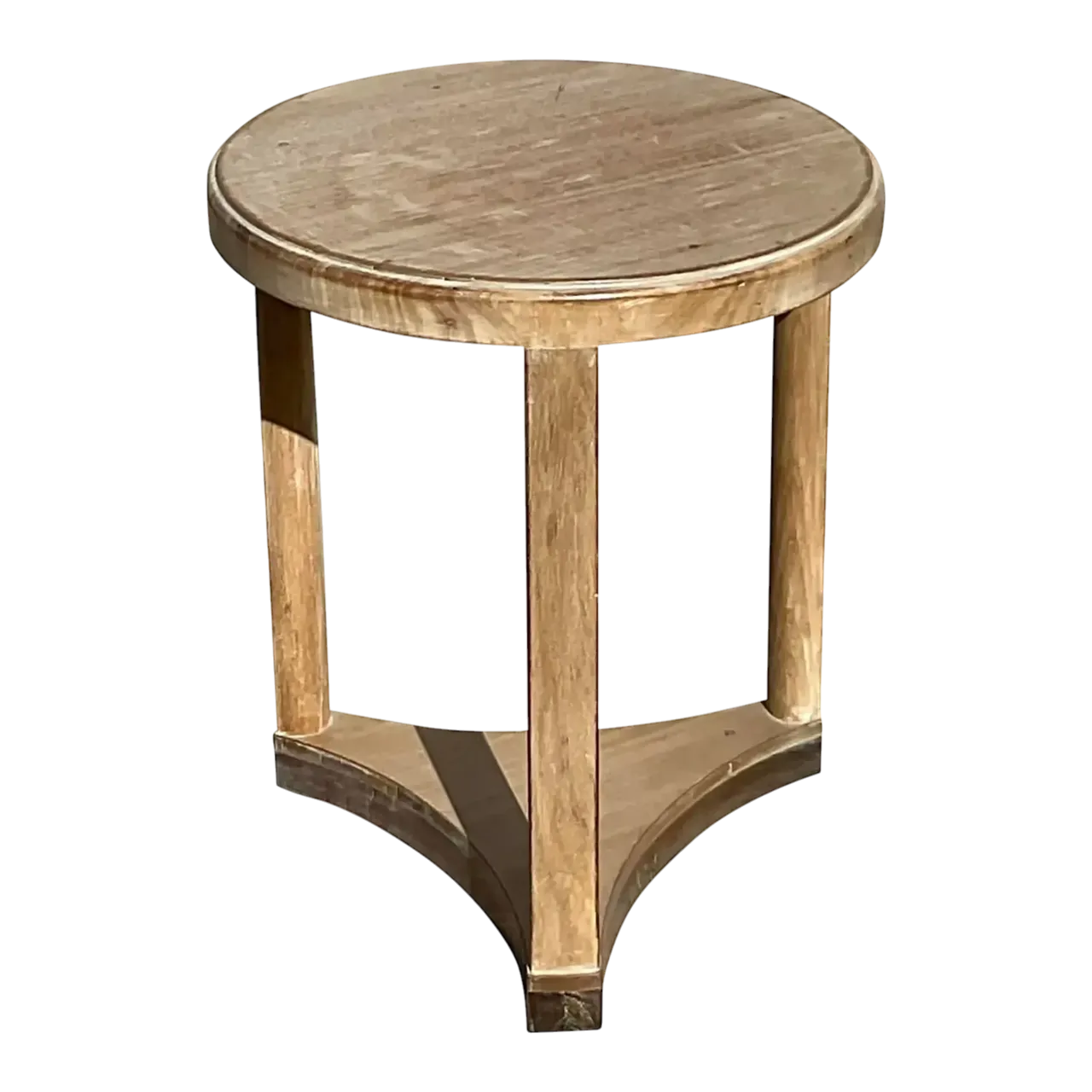 Vintage Boho Dunbar Washed Wood Side Table