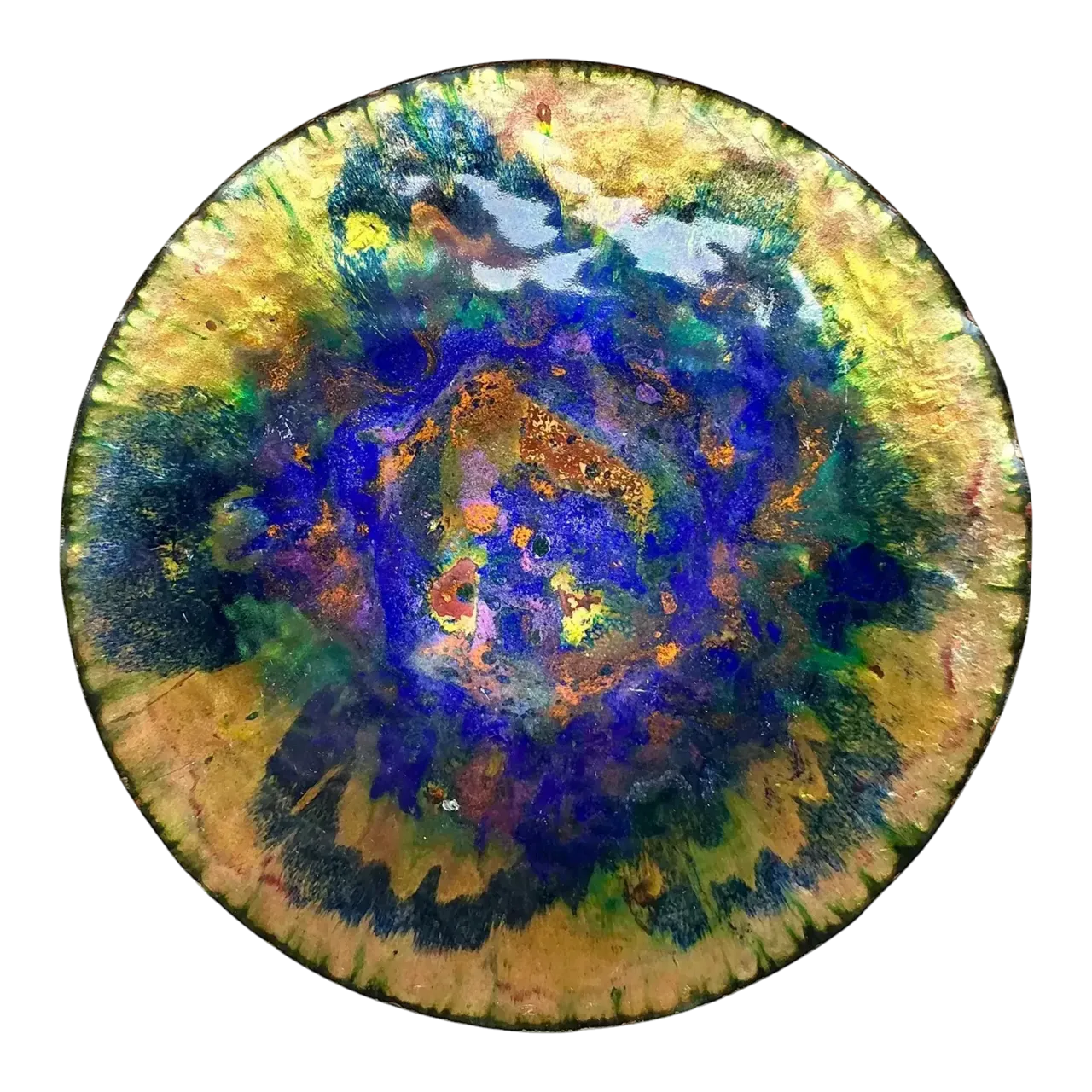 Vintage Boho Enamel Bowl