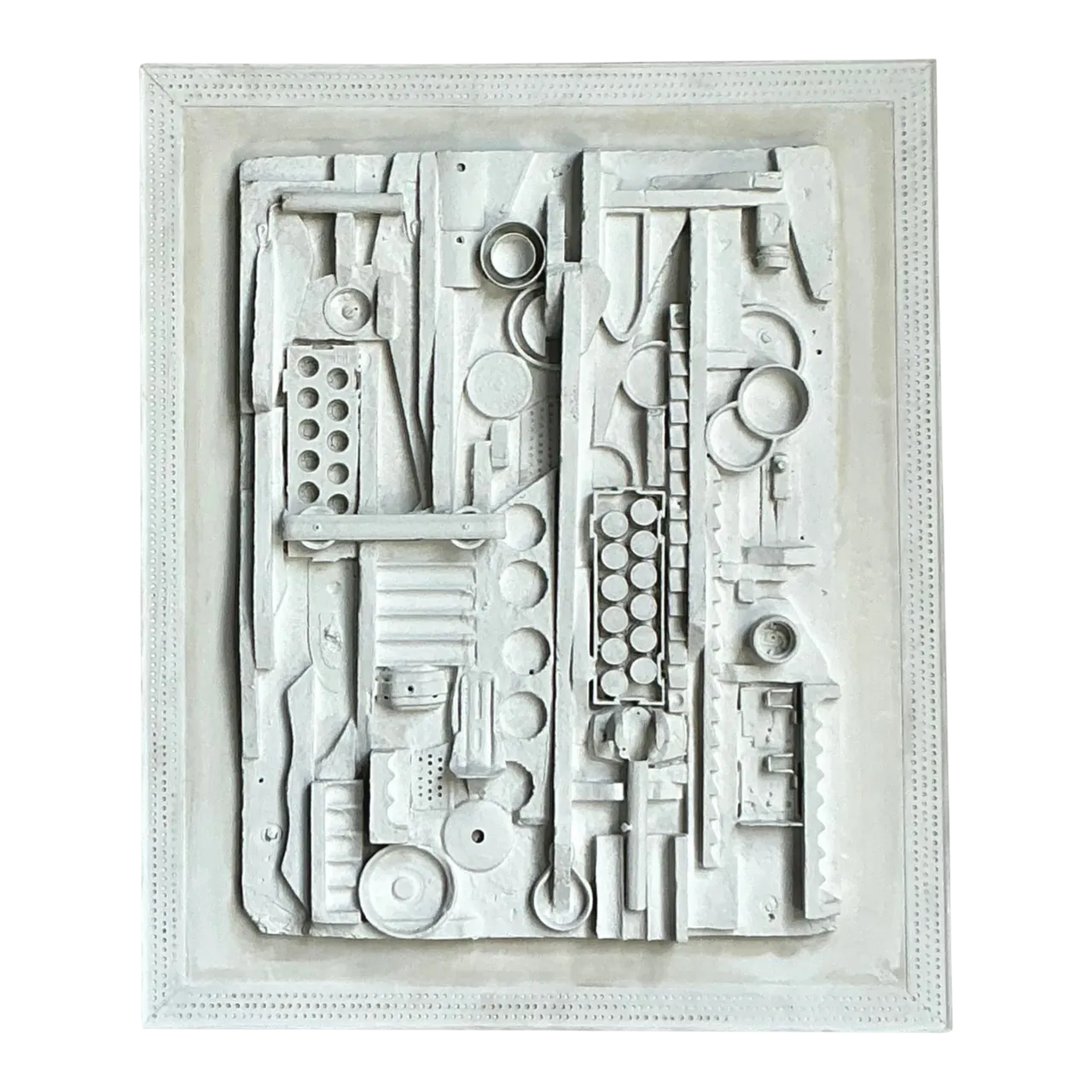 Vintage Boho Found Object Wall Sculpture