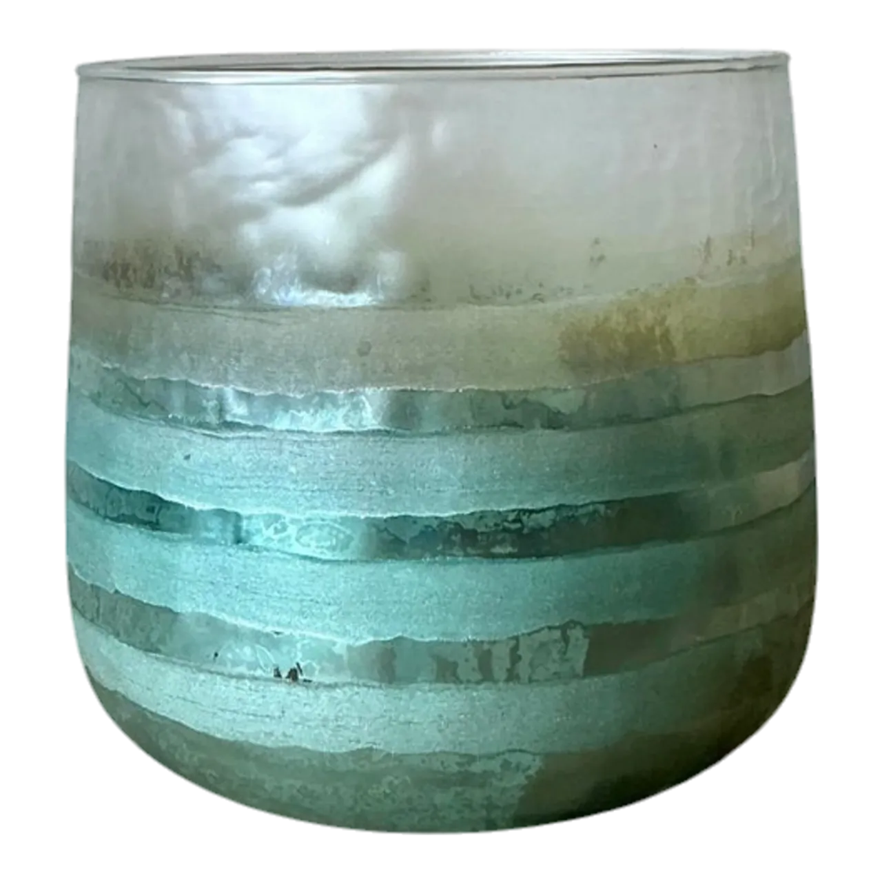 Vintage Boho Frosted Vase