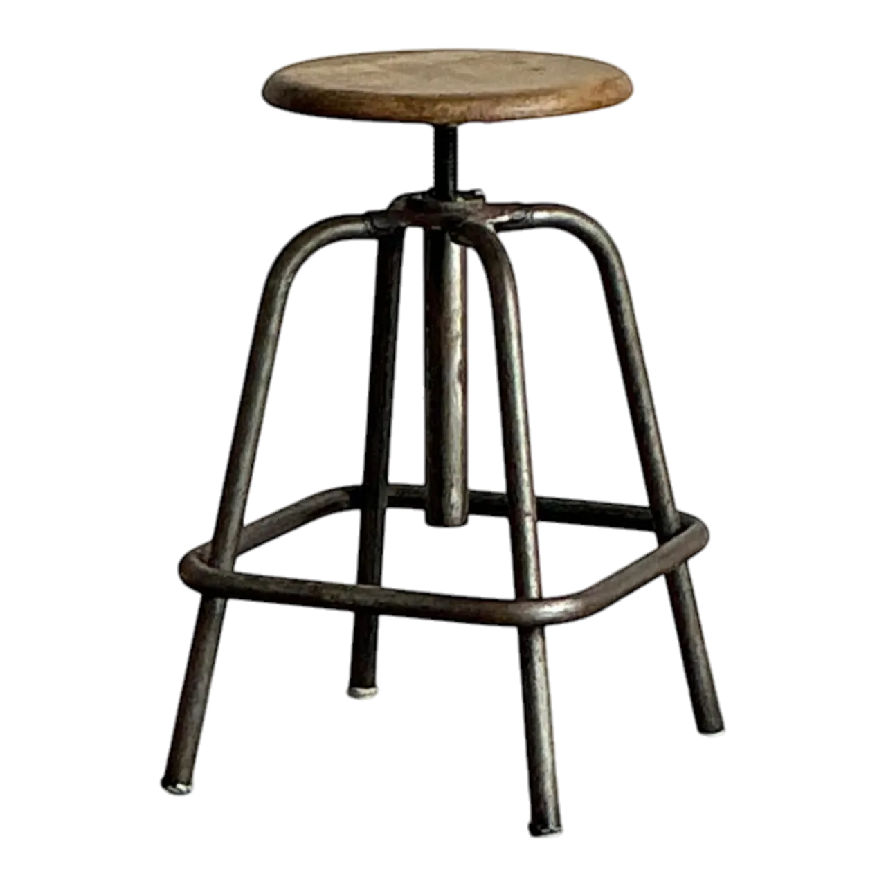 Vintage Boho Industrial Stool