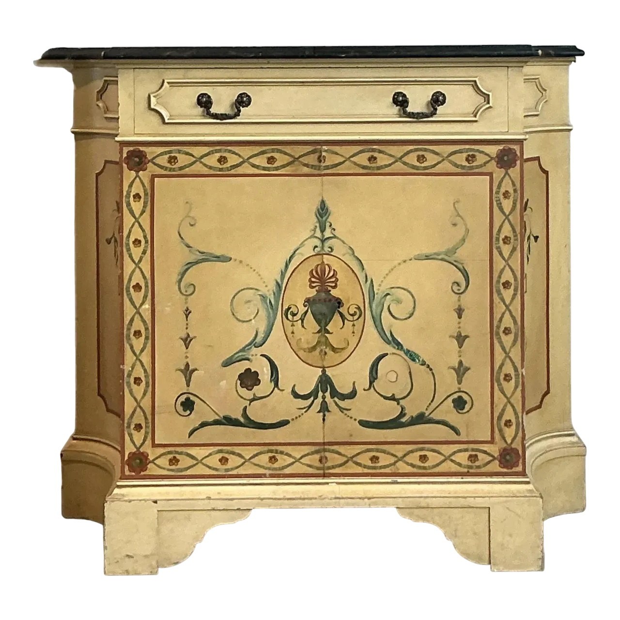 Vintage Boho Irving and Casson Hand Painted Sideboard