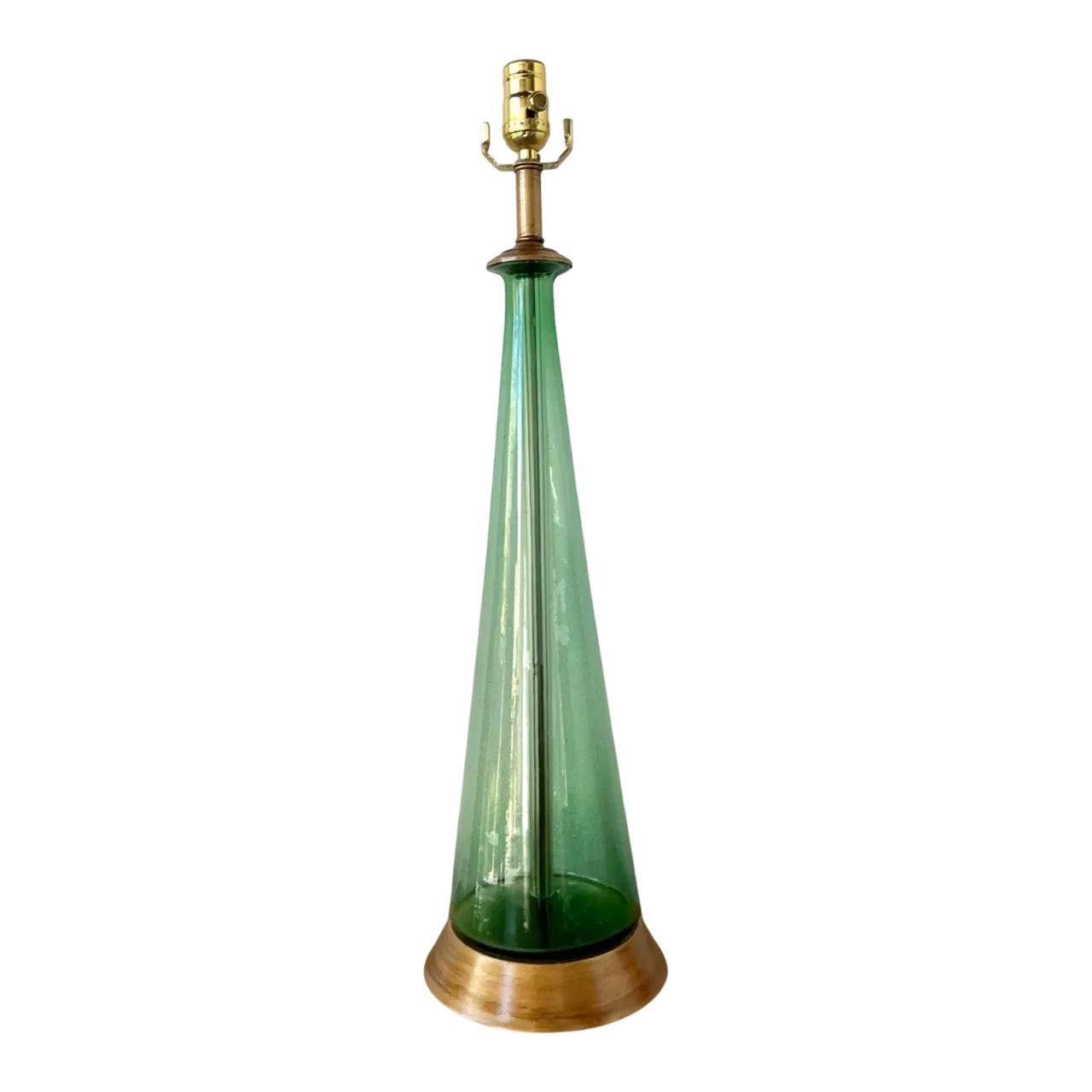Vintage Boho Italian Glass Lamp