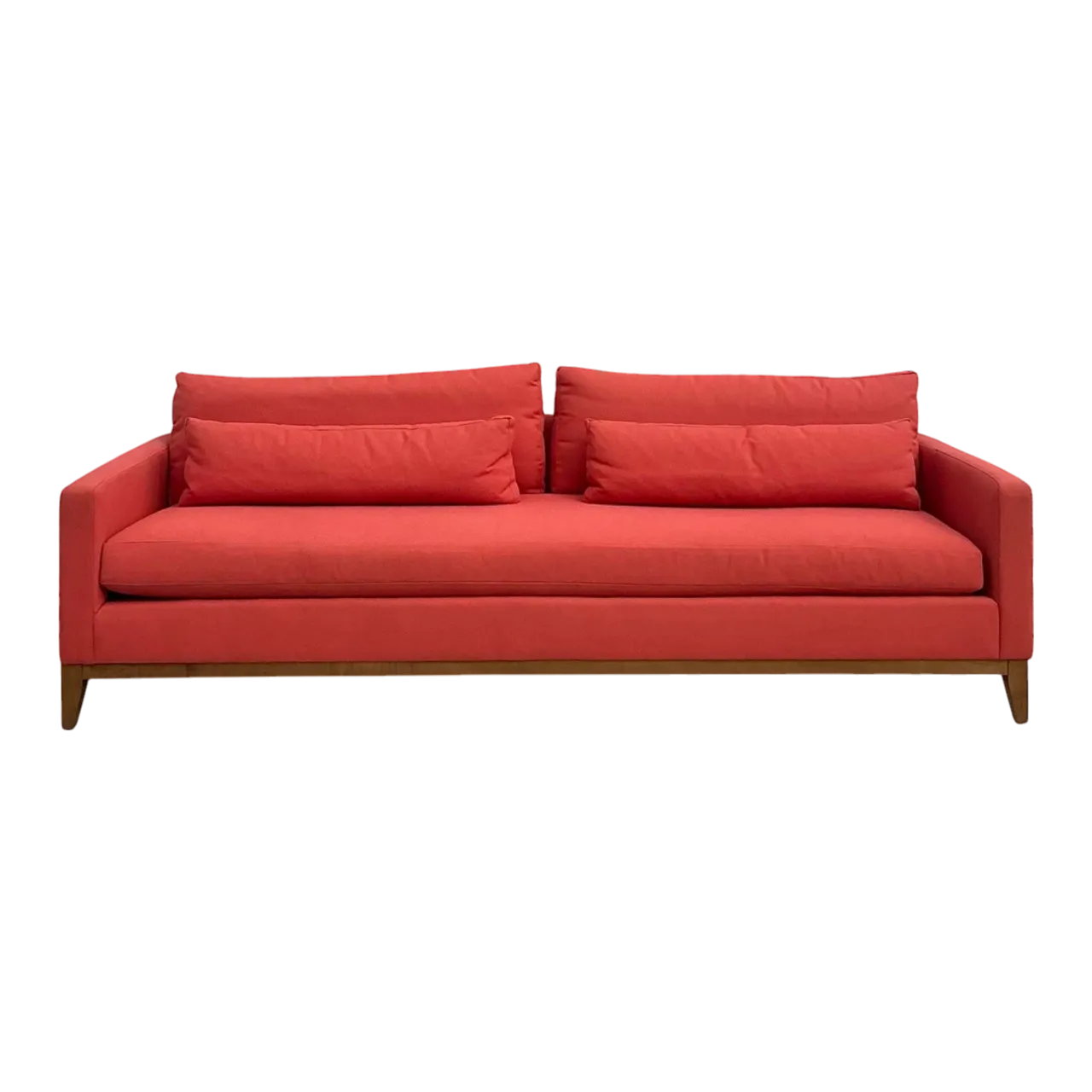 Vintage Boho Kravet Tuxedo Sofa in Perennials Nailhead