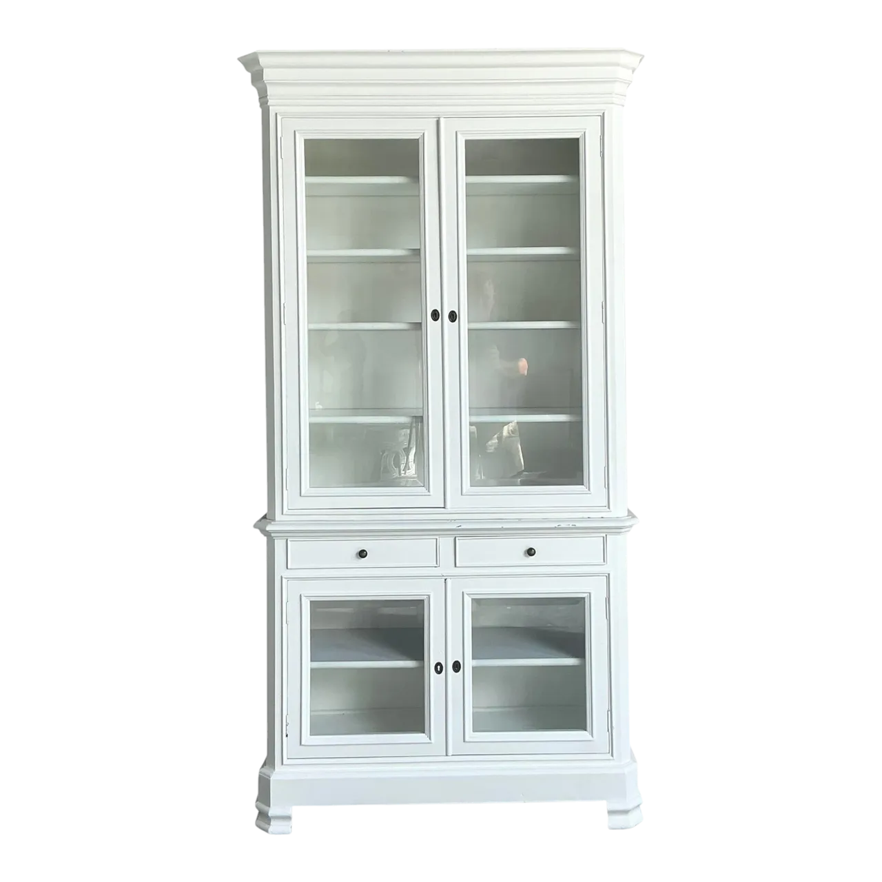 Vintage Boho Lacquered Tall Cabinet