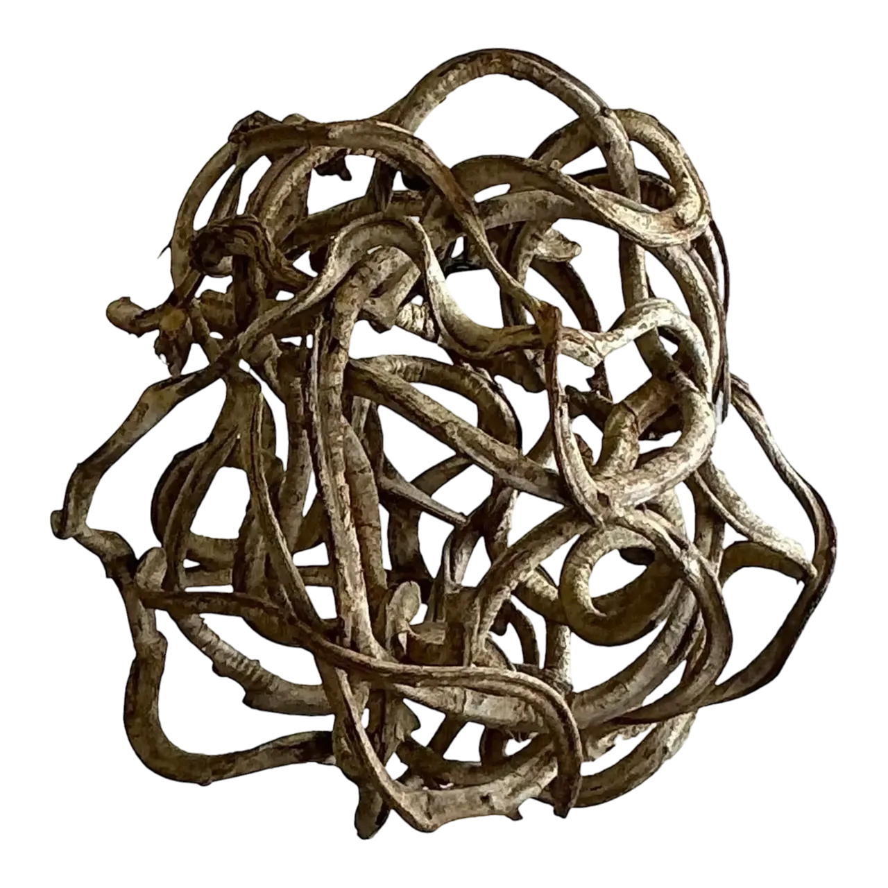 Vintage Boho Large Root Ball Chandelier