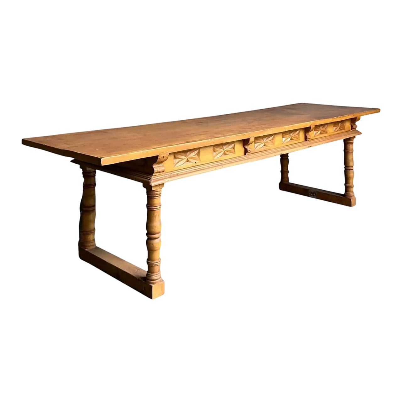 Vintage Boho Monumental Library Table