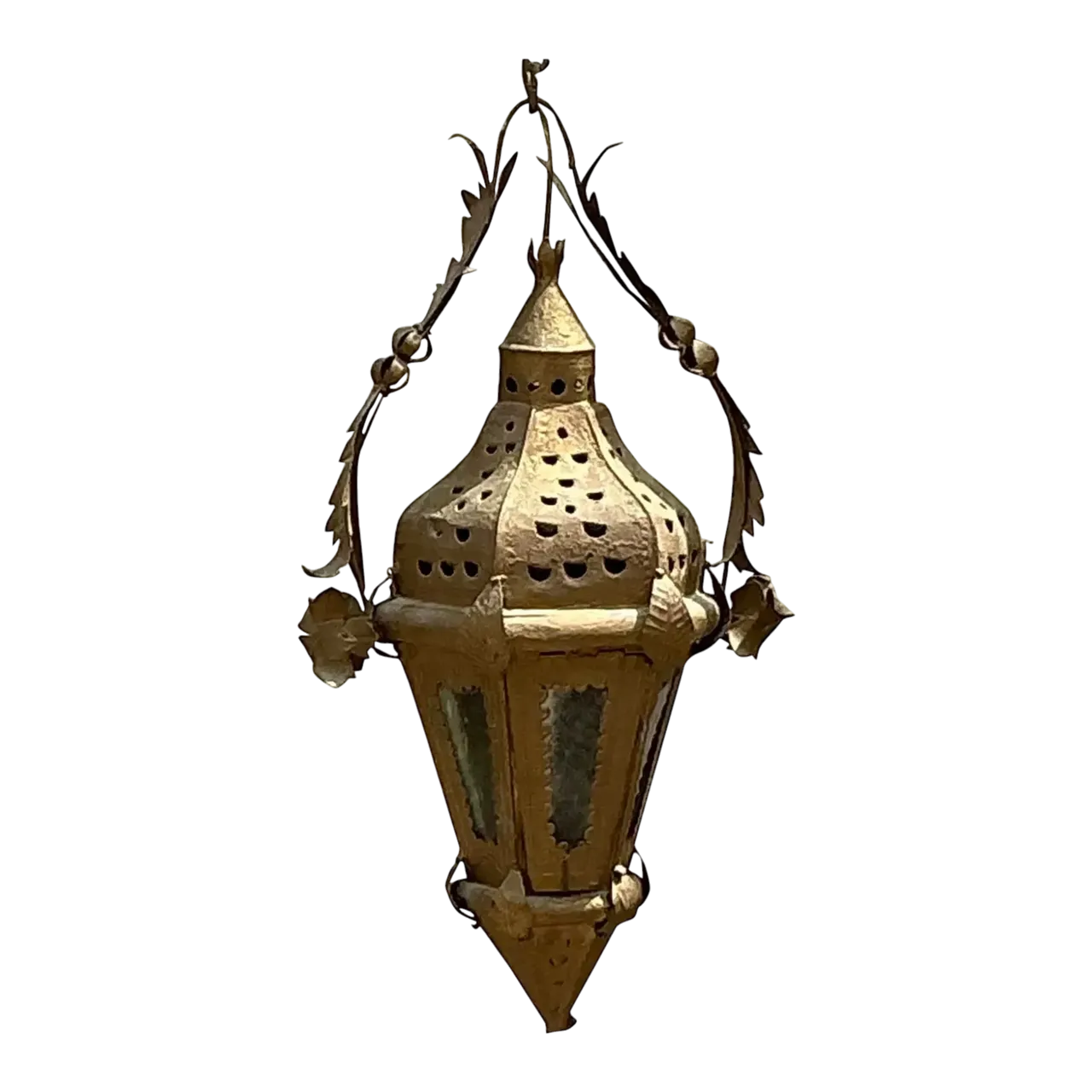 Vintage Boho Moorish Lantern After Addison Mizner