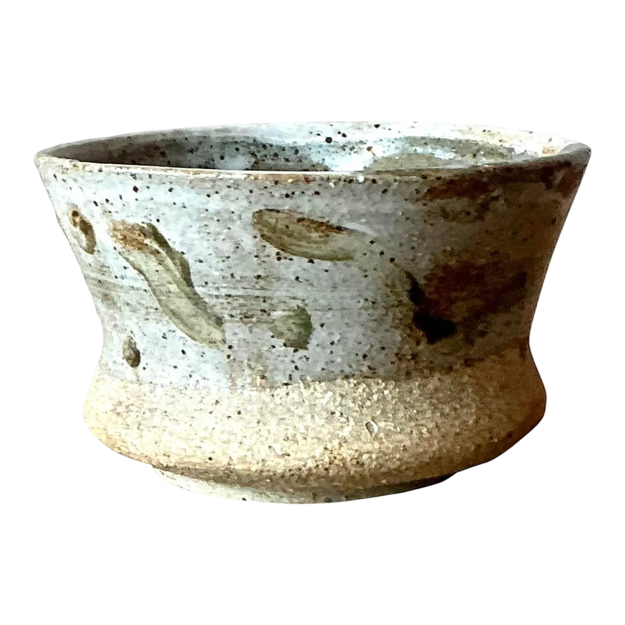 Vintage Boho Original Studio Pottery Bowl - Ceramic, 5W x 2.75H