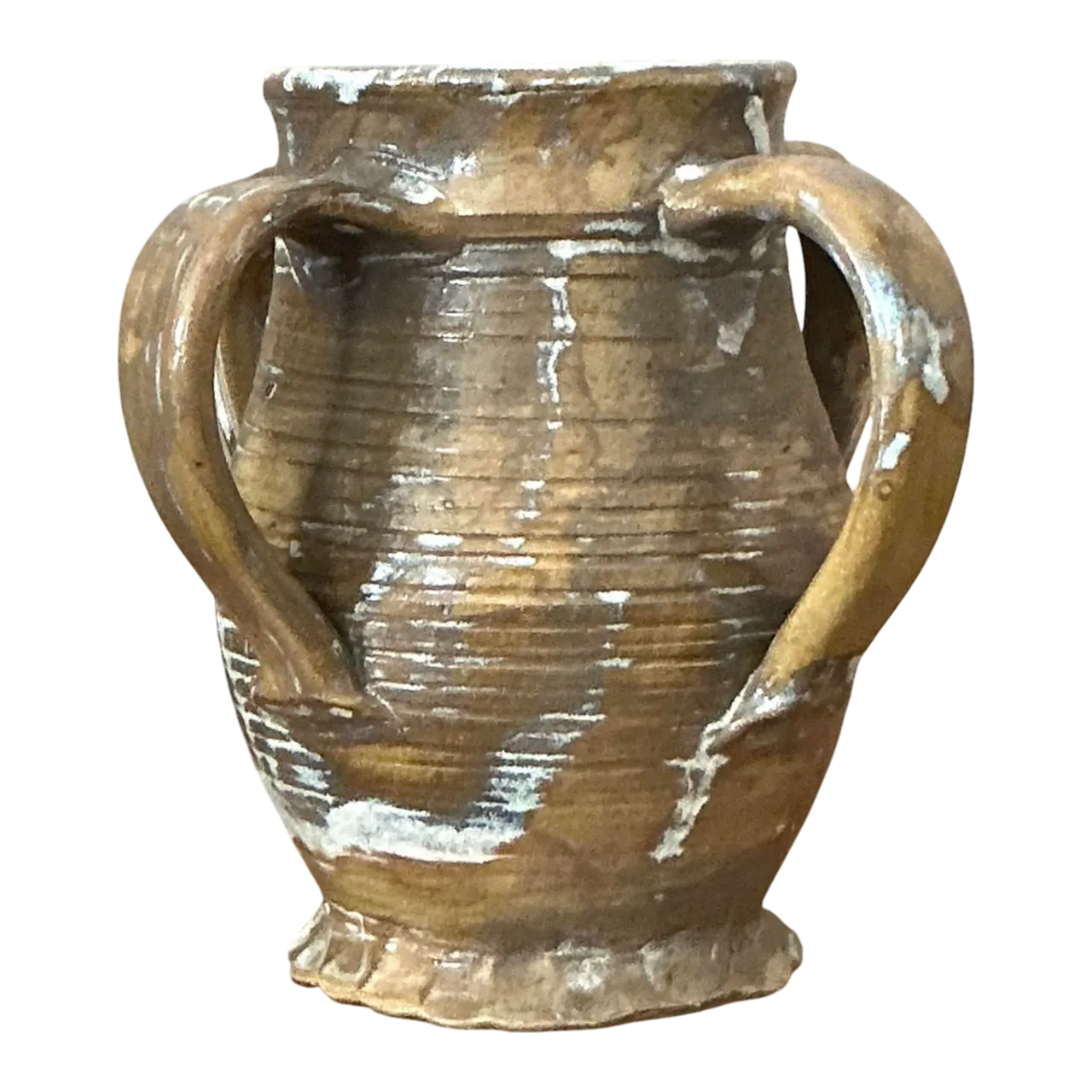 Vintage Boho Original Studio Pottery Handle Vase