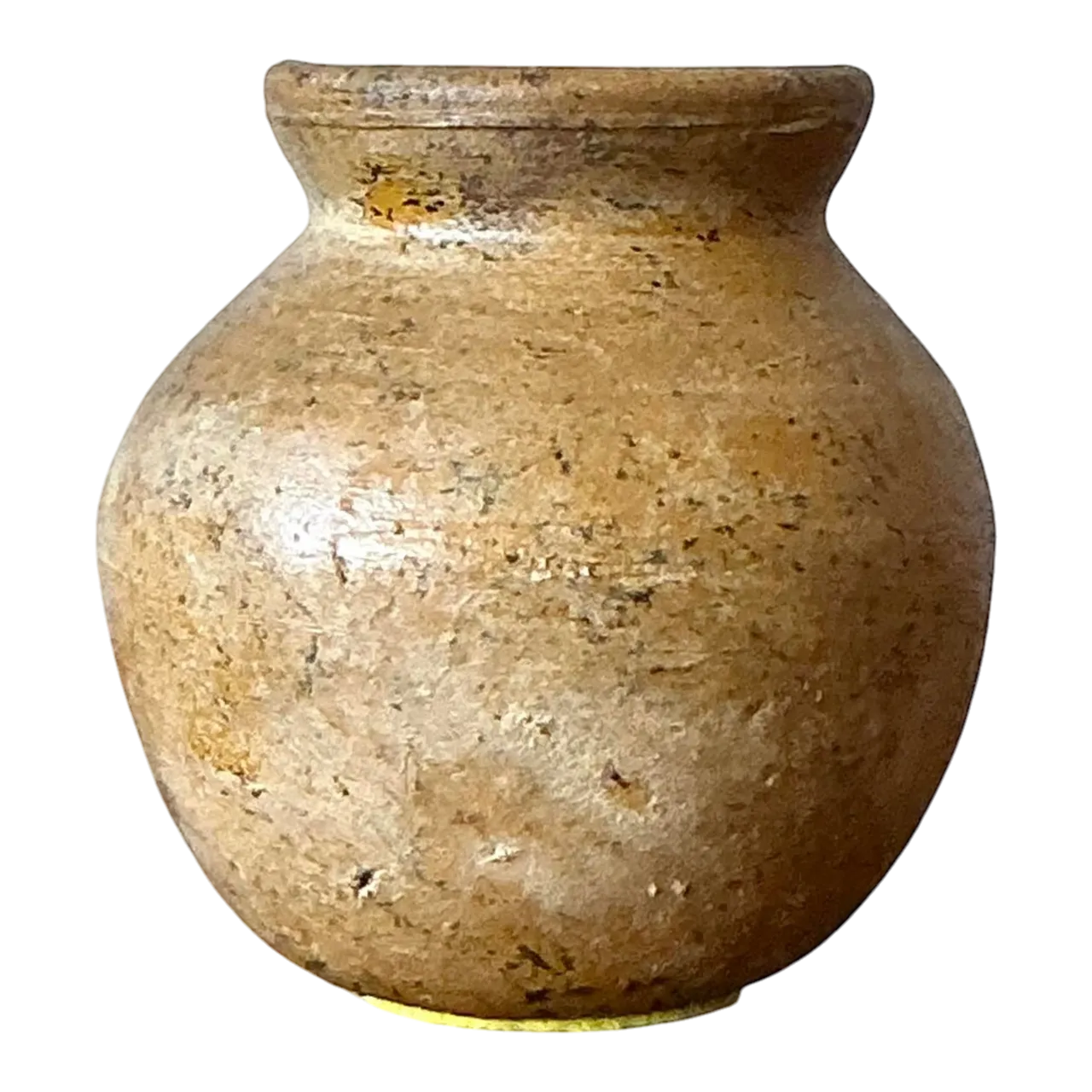 Vintage Boho Original Studio Pottery Vase - Ceramic, 5W x 5H