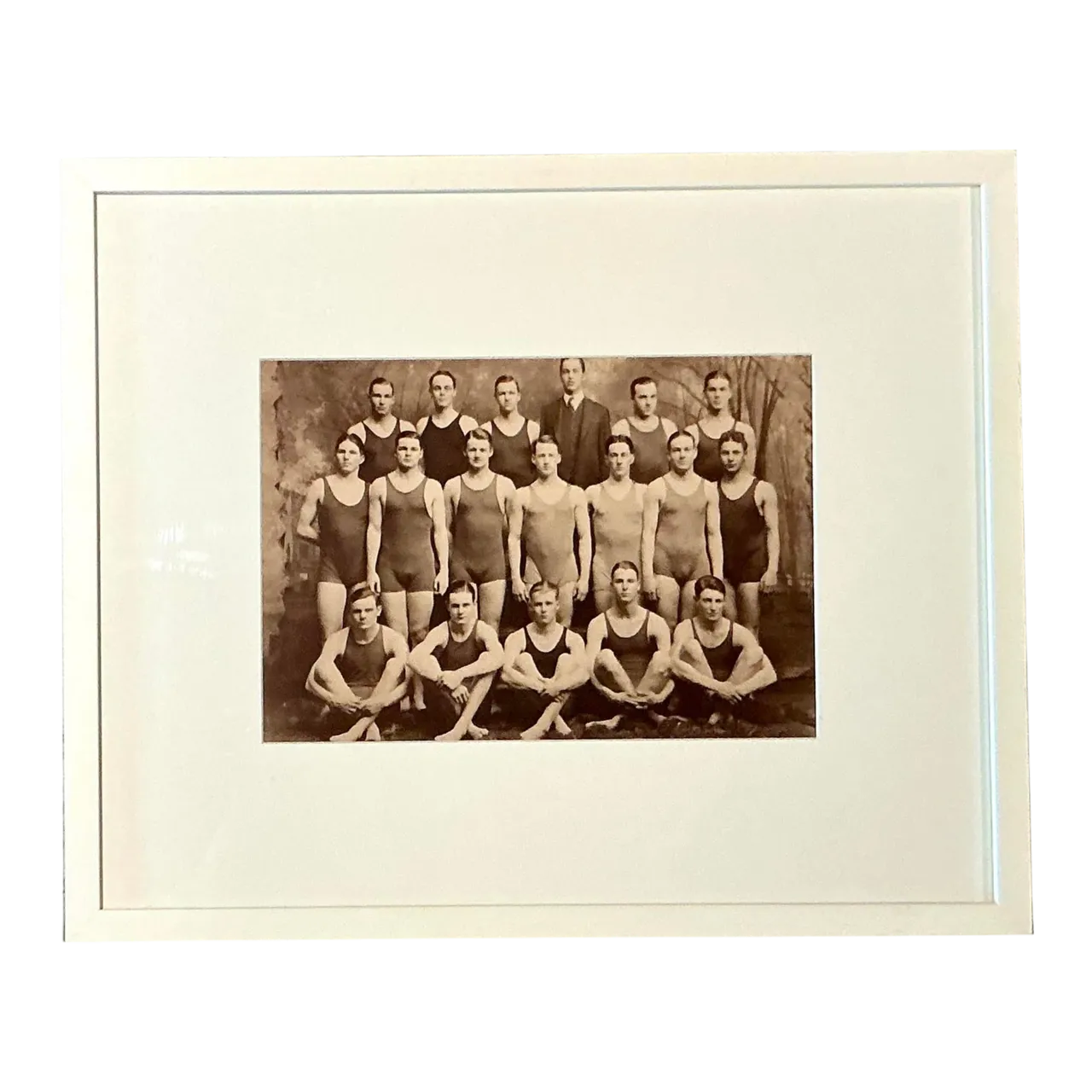 Vintage Boho Original Yale Swim Team Photo
