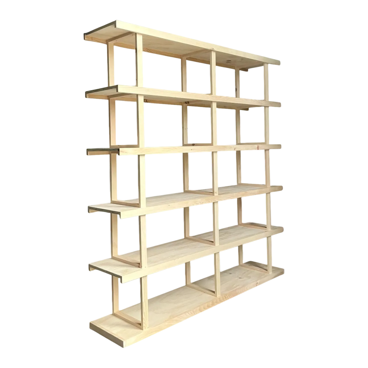 Vintage Boho Pine Etagere
