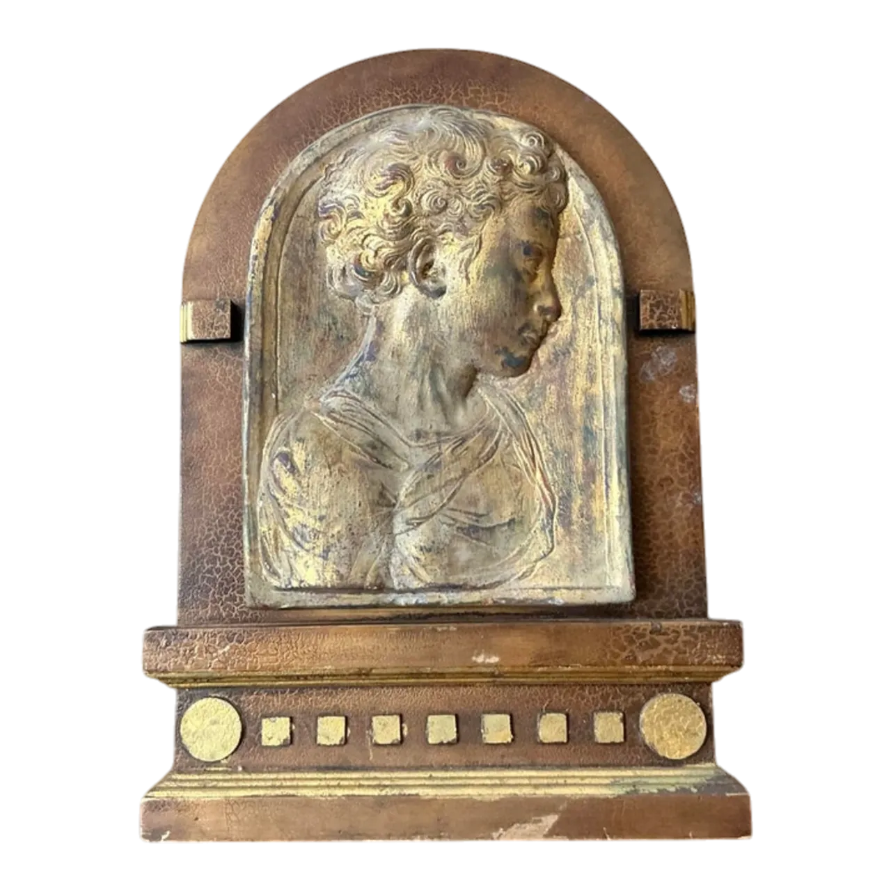 Vintage Boho Plaster Relief Frame