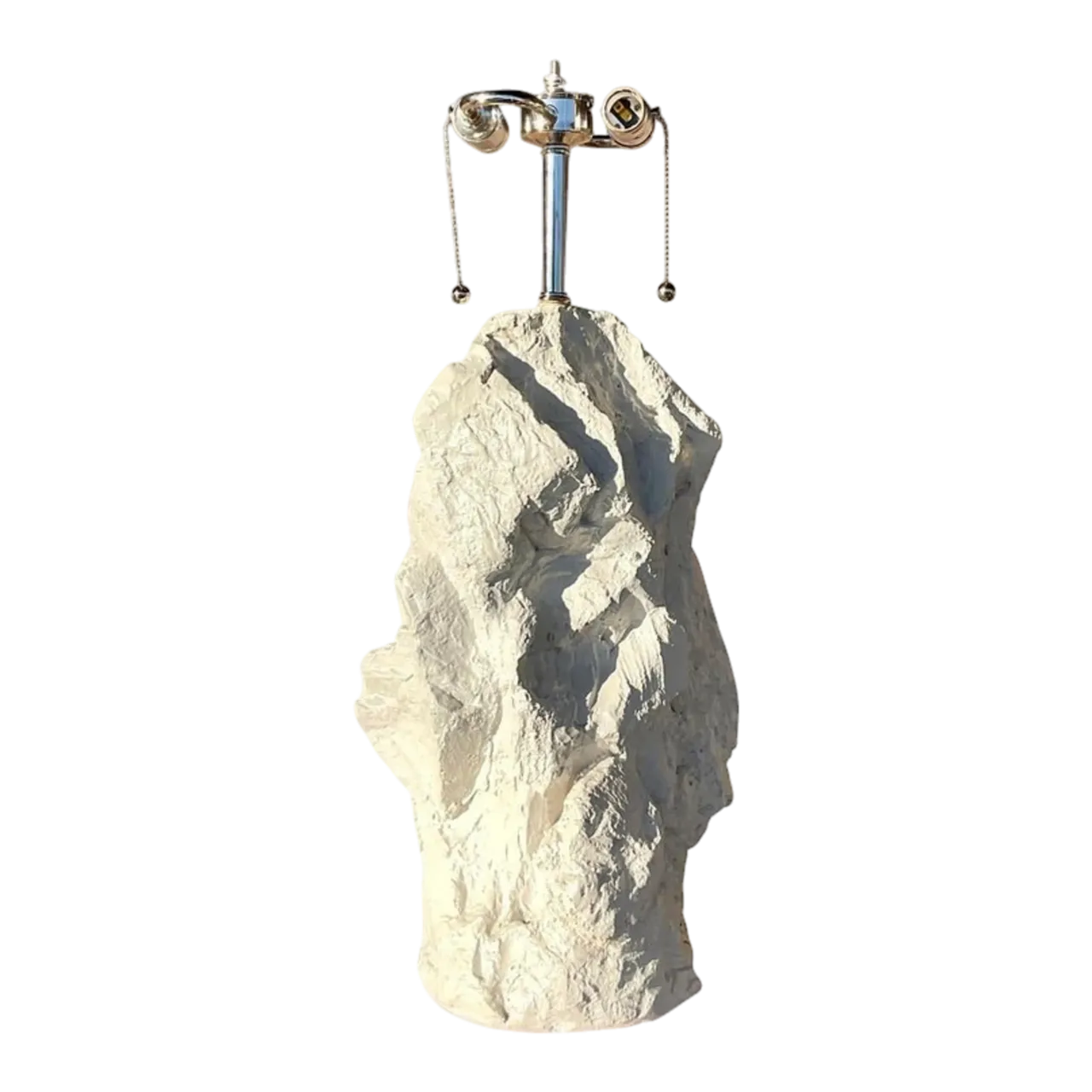 Vintage Boho Plaster Rock Lamp After Sirmos