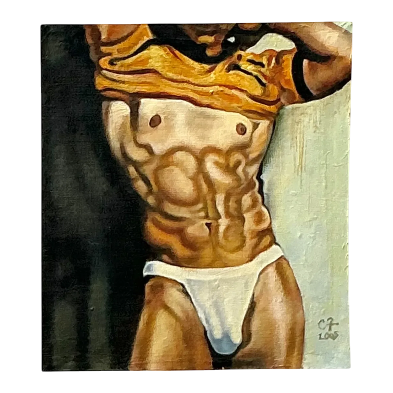 Vintage Boho Portrait Of Athlete