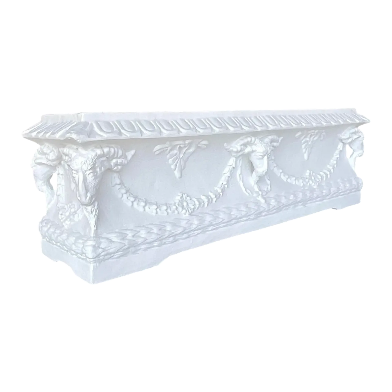 Vintage Boho Ram’s Head Planter Box