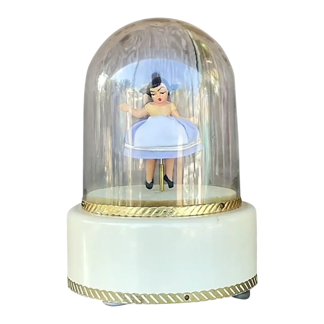 Vintage Boho Reuge Swiss Ballerina Music Box