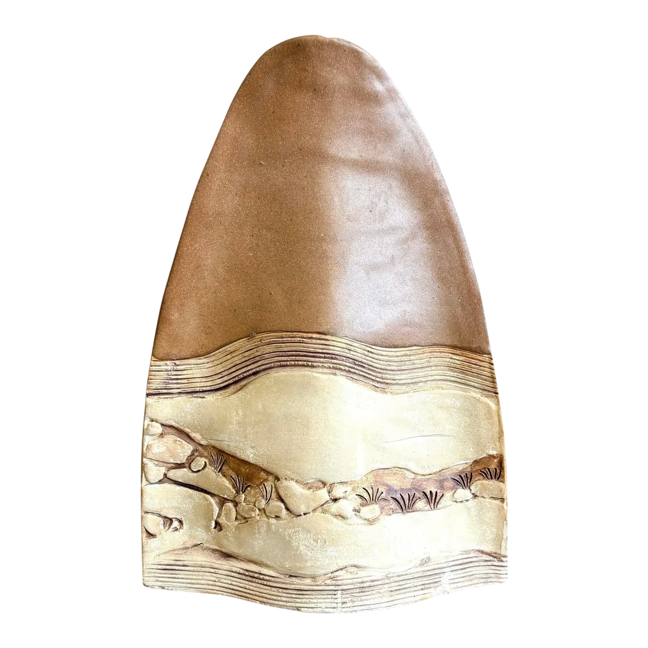 Vintage Boho Rustic Studio Pottery Vase
