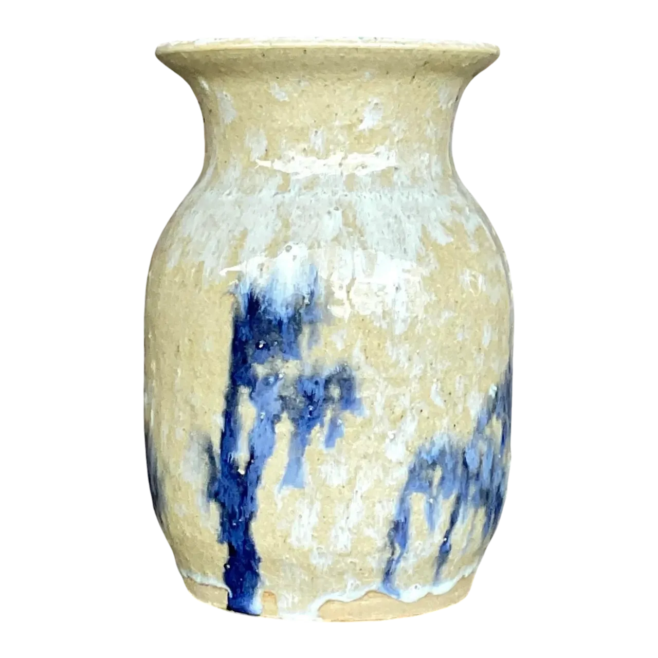 Vintage Boho Signed Studio Pottery Vase - Pottery, 4W x 6.25H