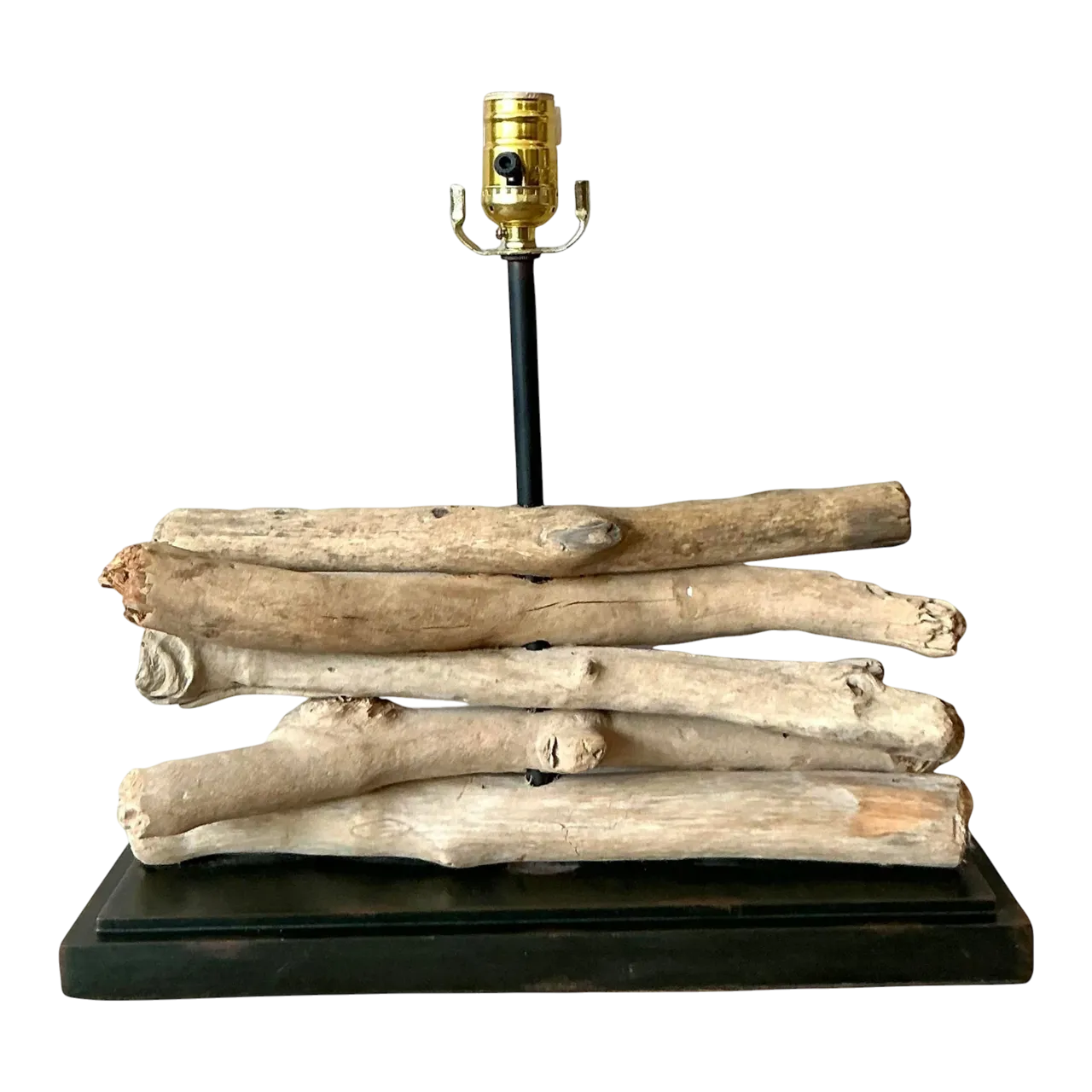 Vintage Boho Stacked Branch Lamp