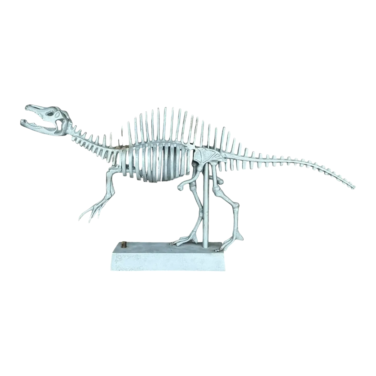 Vintage Boho Steel Dinosaur Model