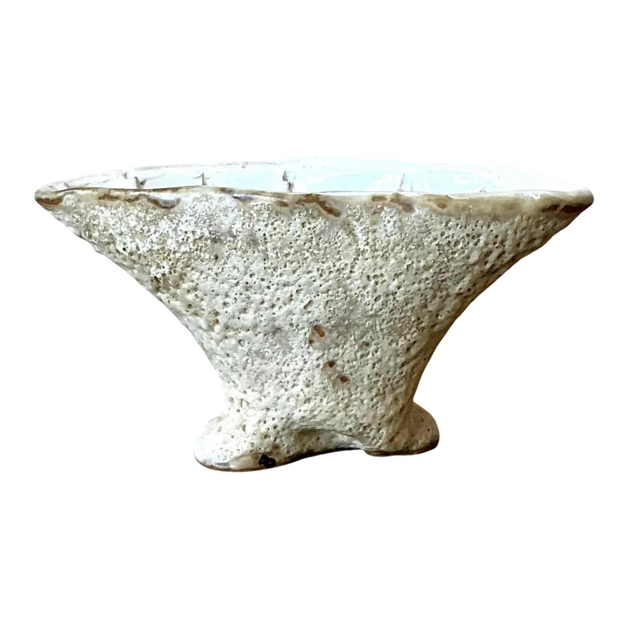 Vintage Boho Studio Pottery Bowl - Ceramic, 9.75W x 5H