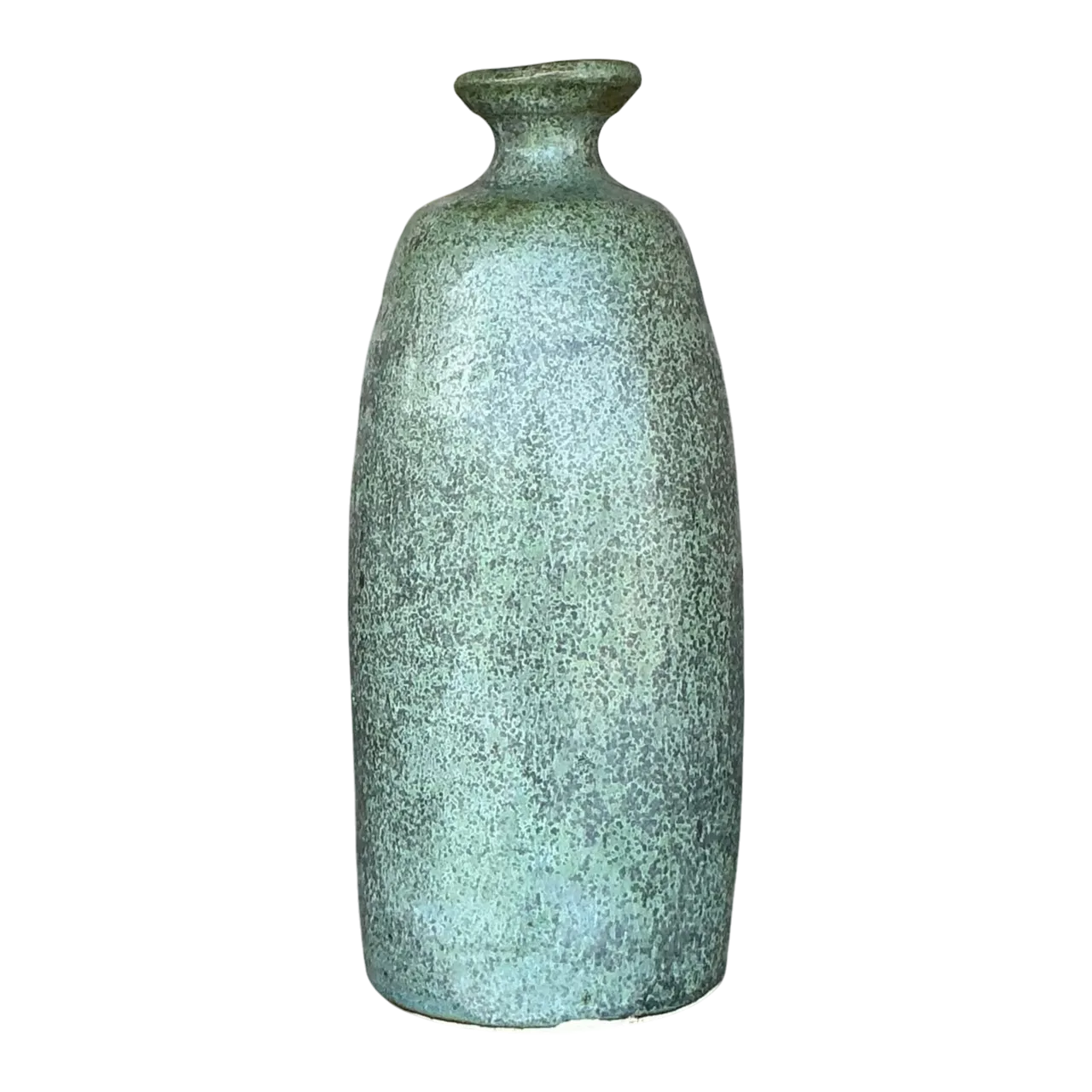 Vintage Boho Studio Pottery Vase - Ceramic, 3.25W x 7.75H
