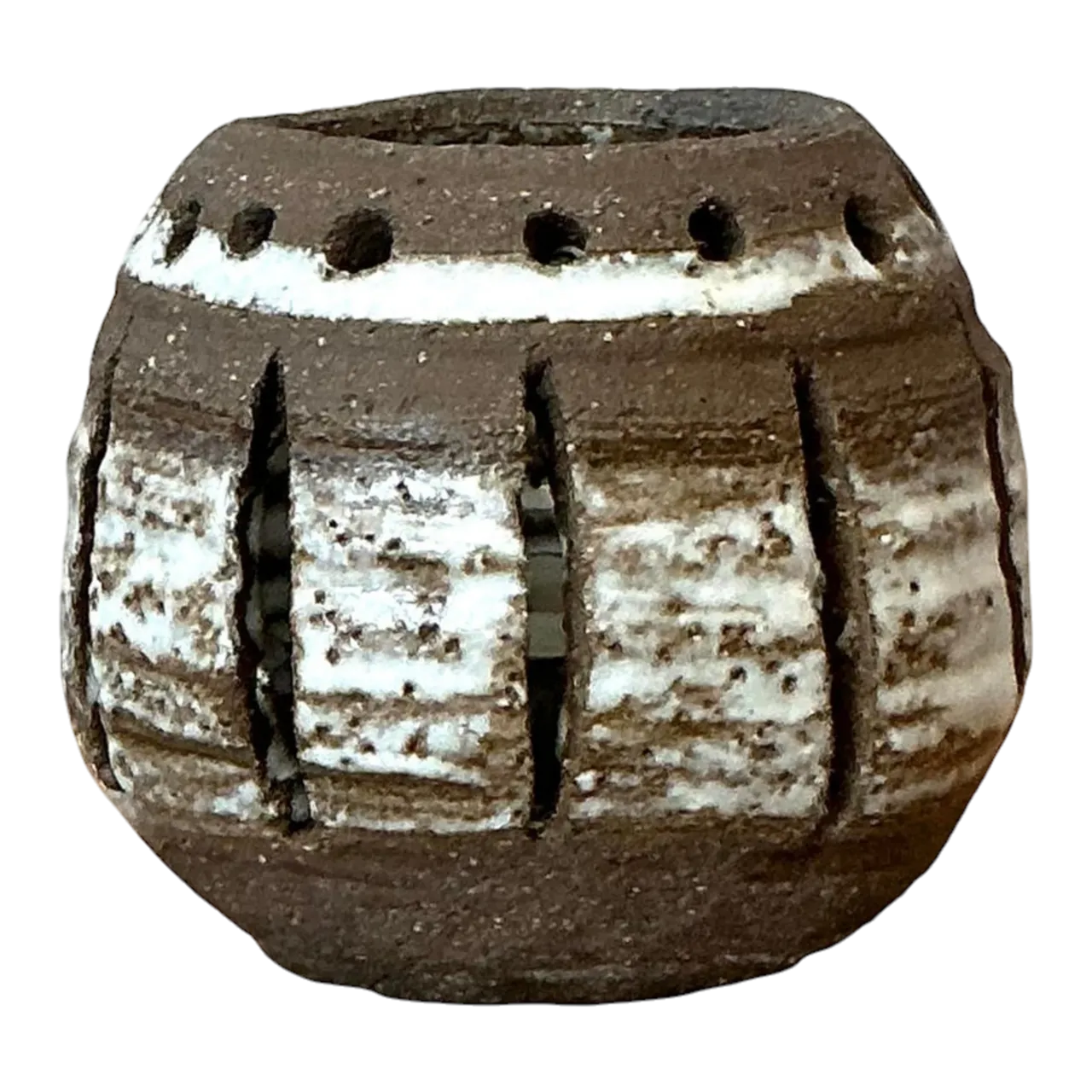 Vintage Boho Studio Pottery Votive