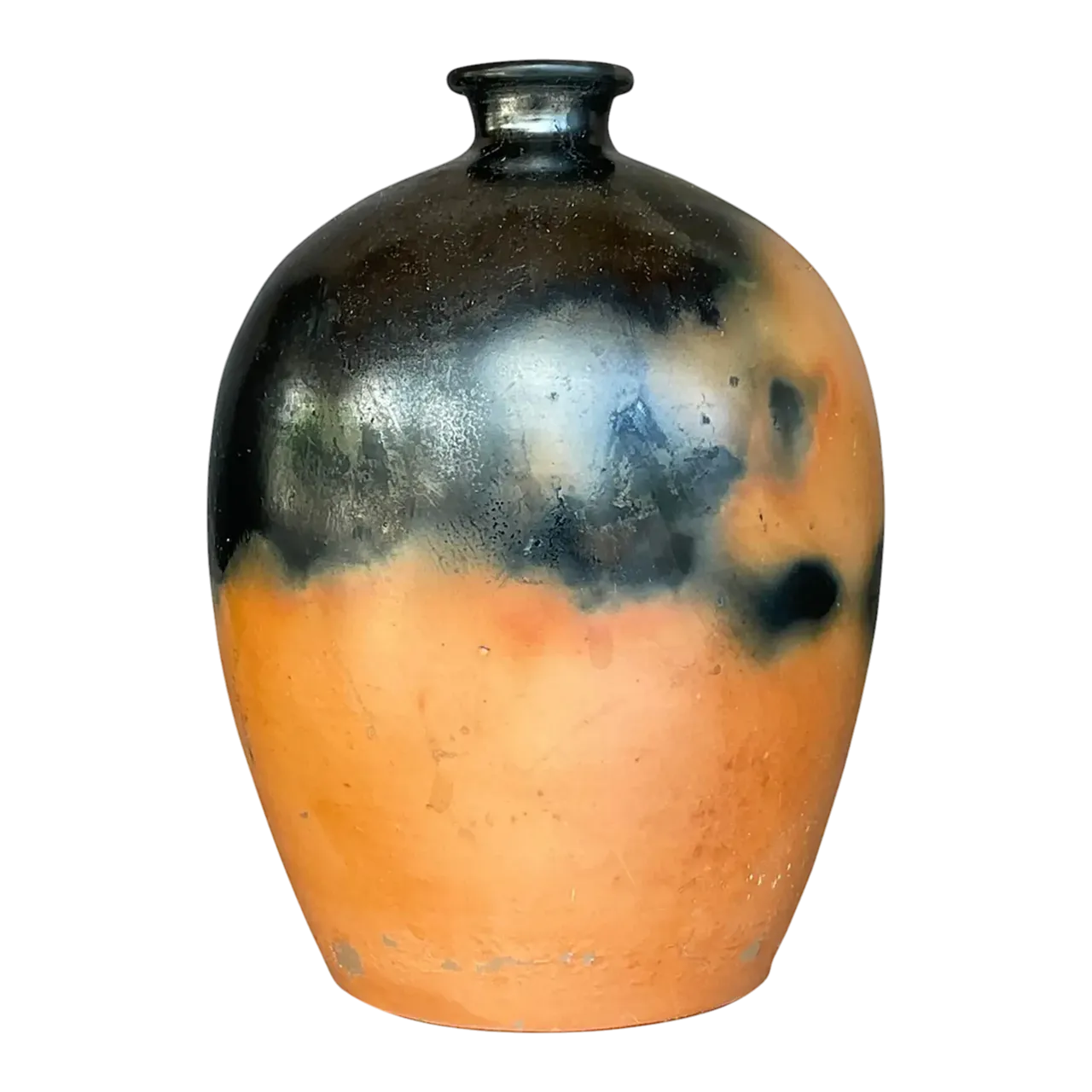 Vintage Boho Suggar Fired Pottery Urn
