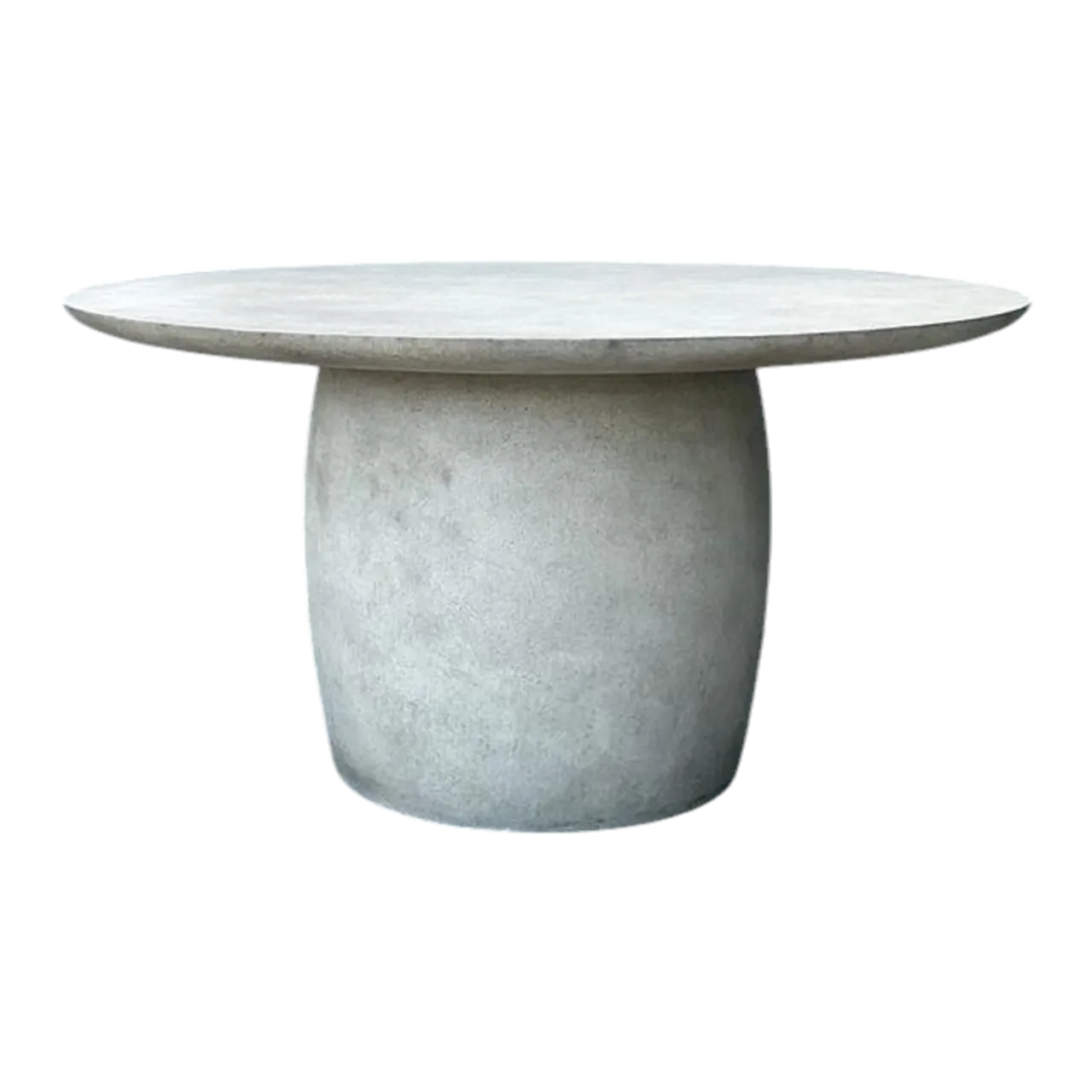 Vintage Boho Textured Pedestal Dining Table
