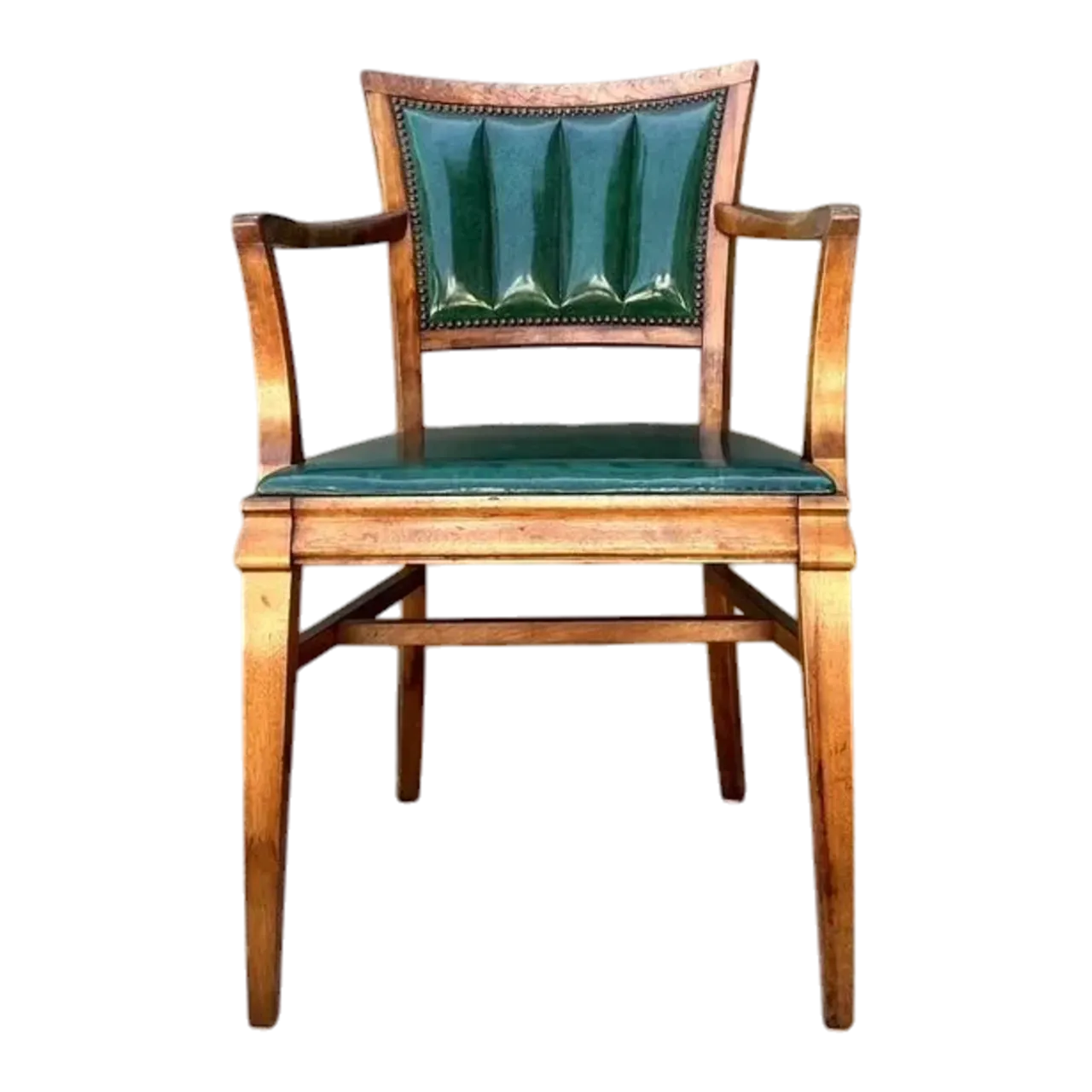 Vintage Channel Tufted Desk Chair