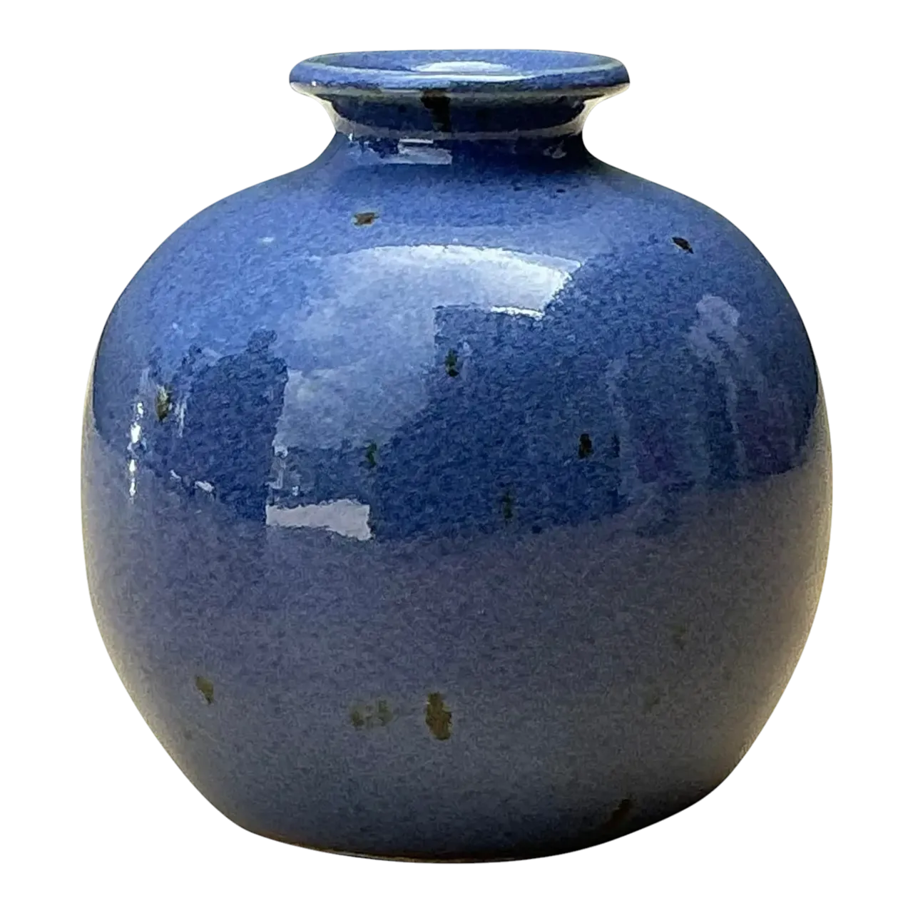 Vintage Glazed Ceramic Vase