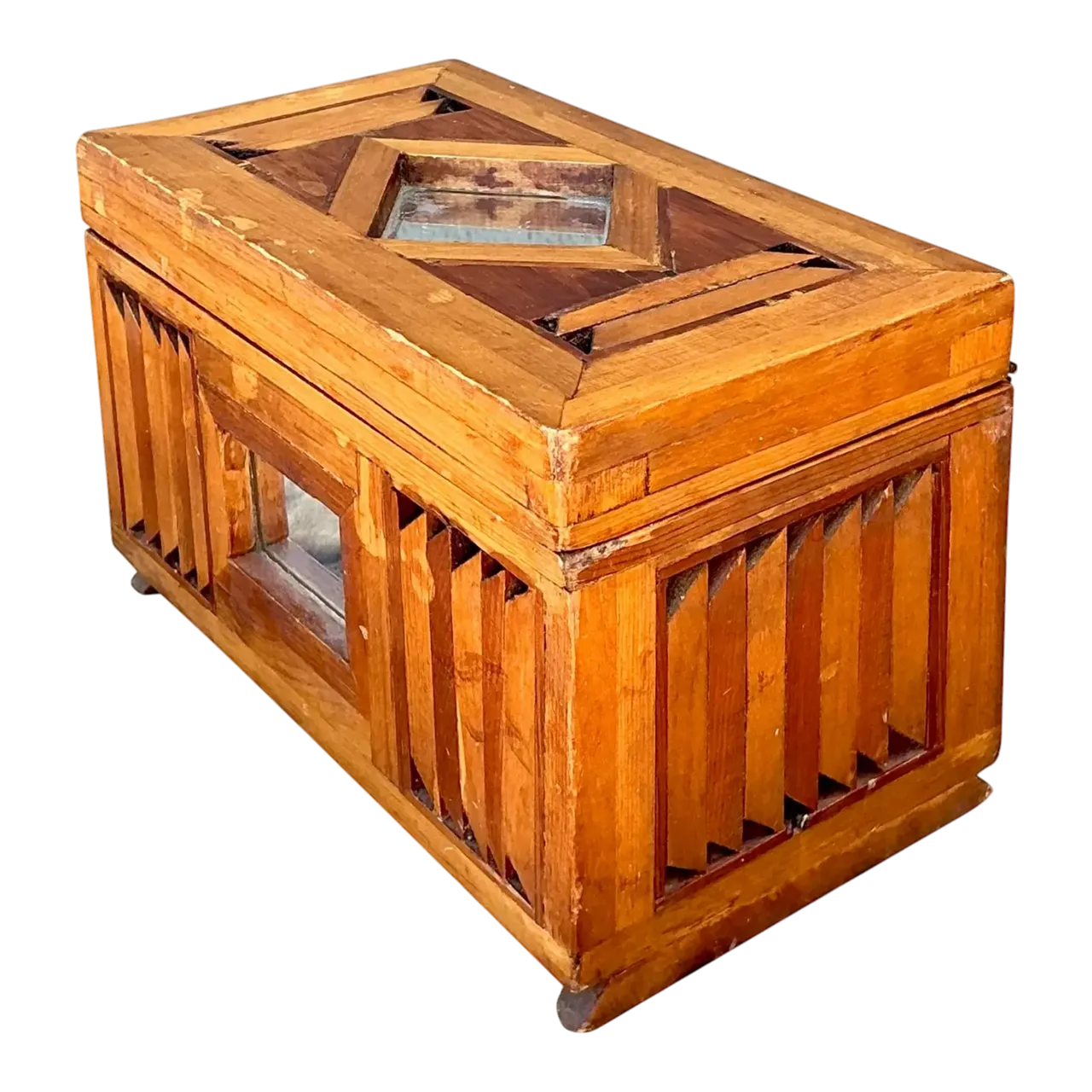 Vintage Inlay Wooden Box
