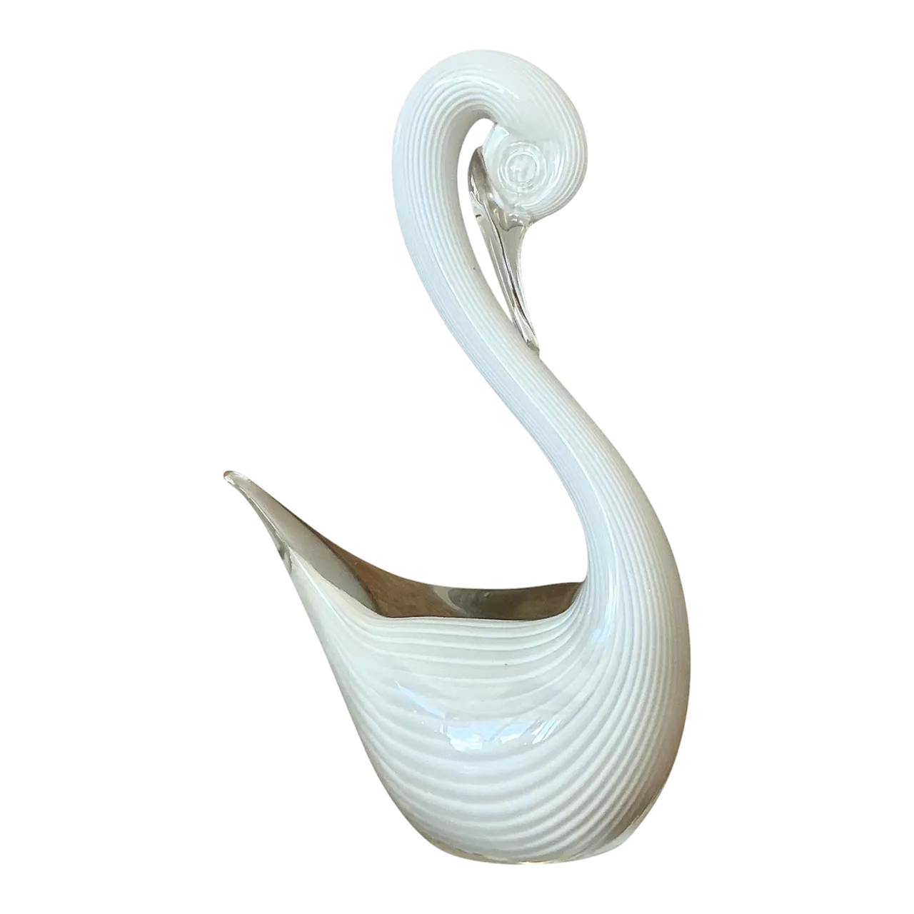 Vintage Italian Art Glass Swan