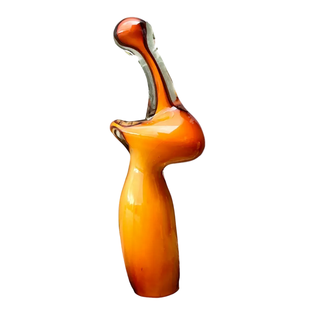Vintage Italian Murano Glass Abstract Sculpture