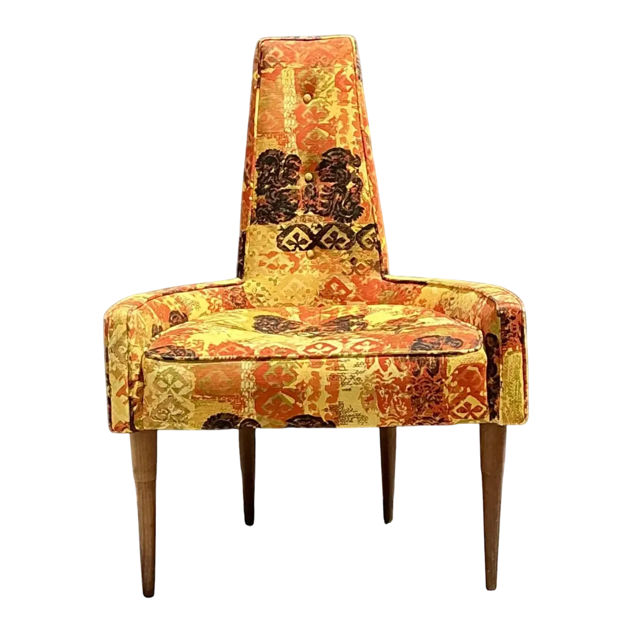 Vintage MCM High Back Lounge Chair
