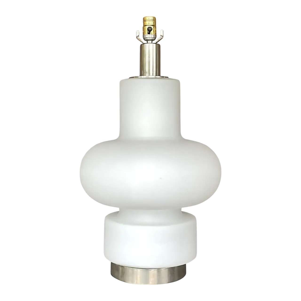Vintage Mid 20th Century After Bobo Piccoli for Fontana Arte Glass Lamp