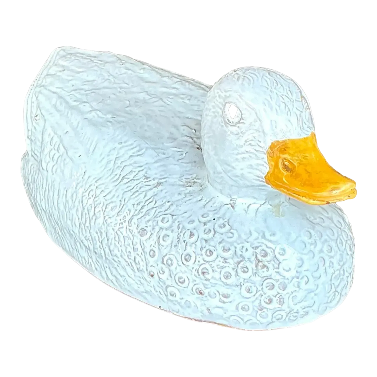 Vintage Mid-Century Modern Raymor Glazed Ceramic Duck