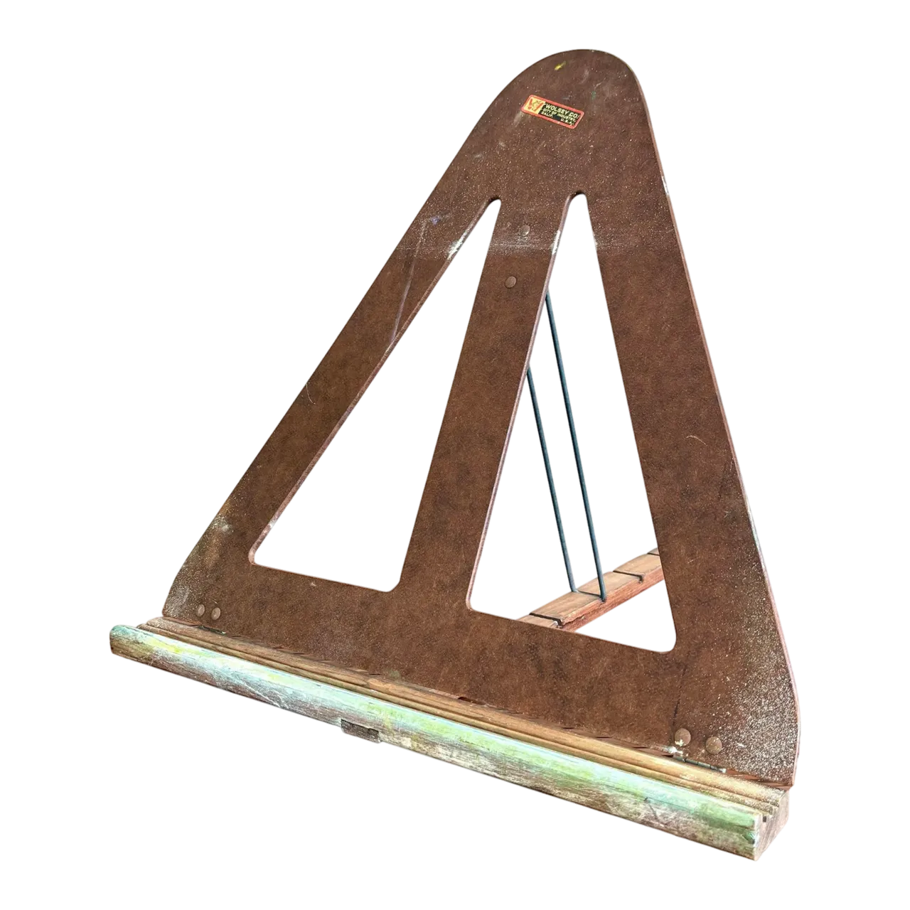 Vintage Mid-Century Modern Wolsey Masonite Table Top Easel