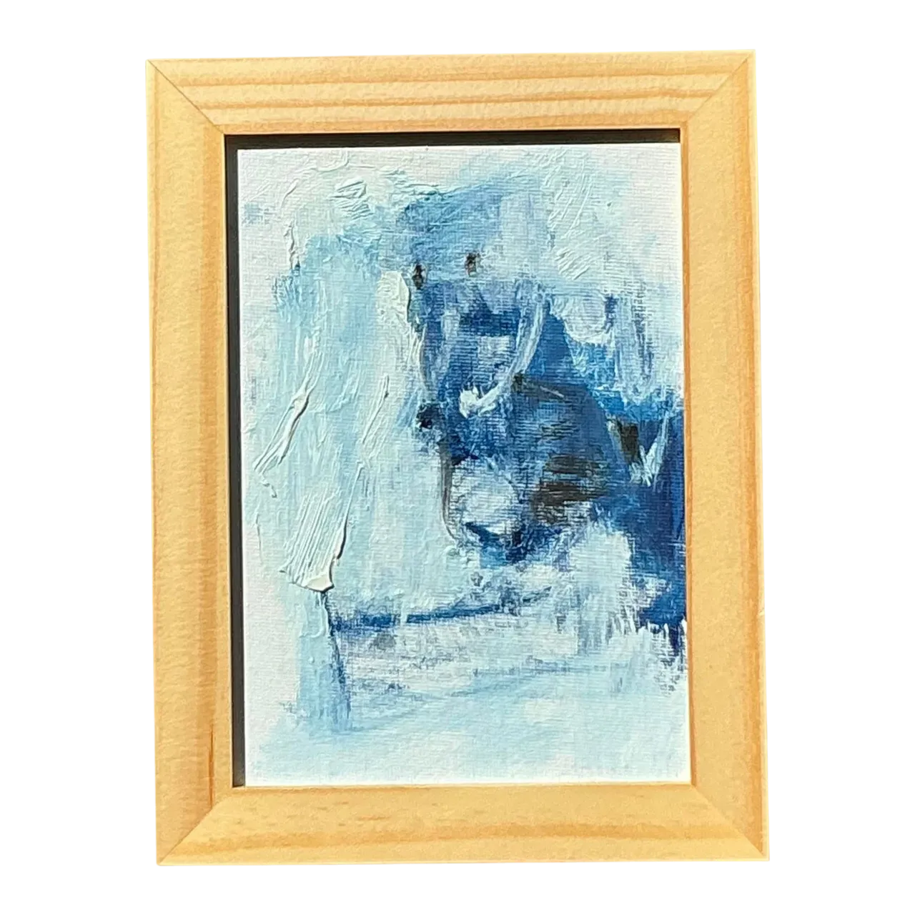 Vintage Original Abstract Oil Painting on Board - Oil Paint, 21.5W x 31.5H