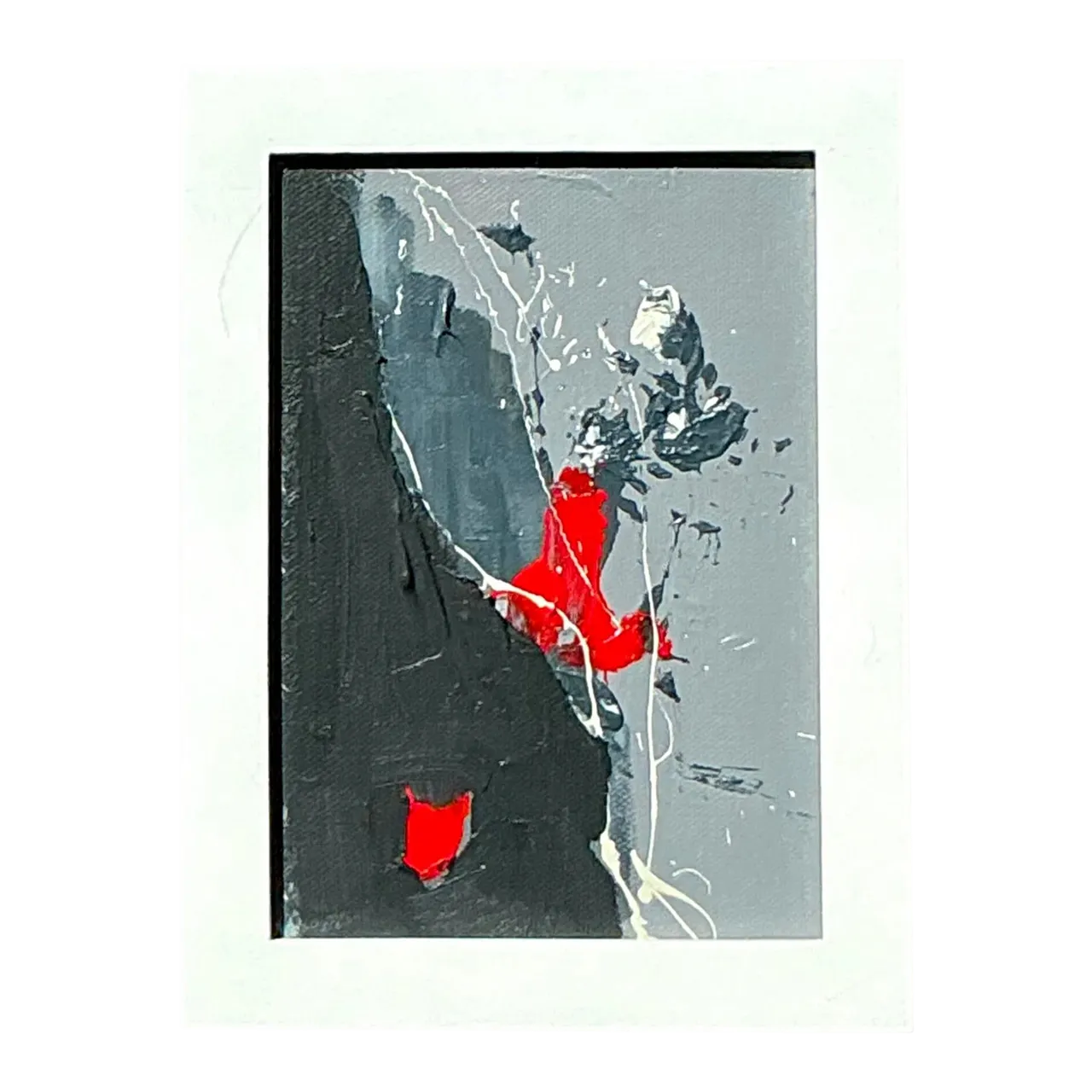 Vintage Original Abstract Oil Painting on Canvas