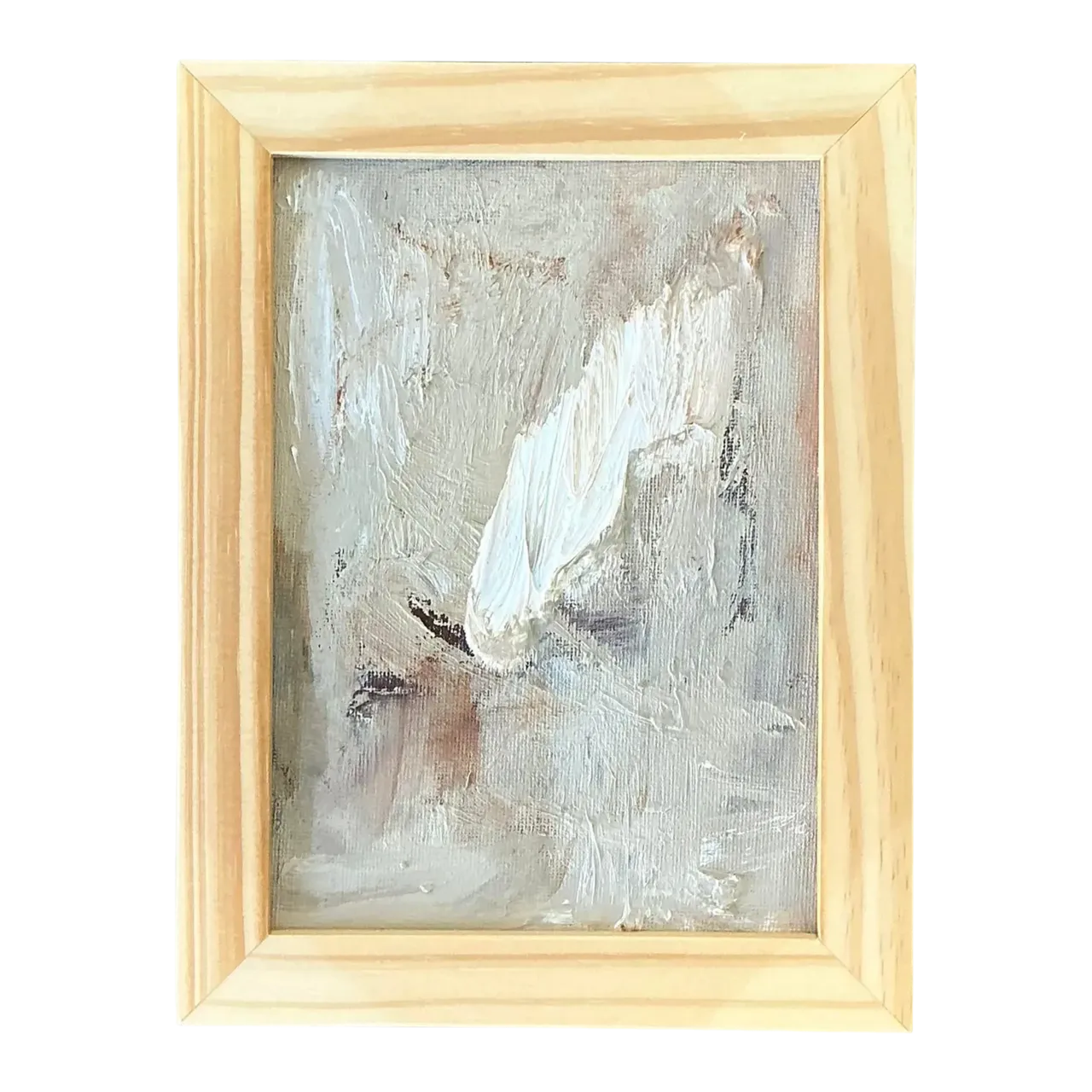 Vintage Original Abstract Painting on Board