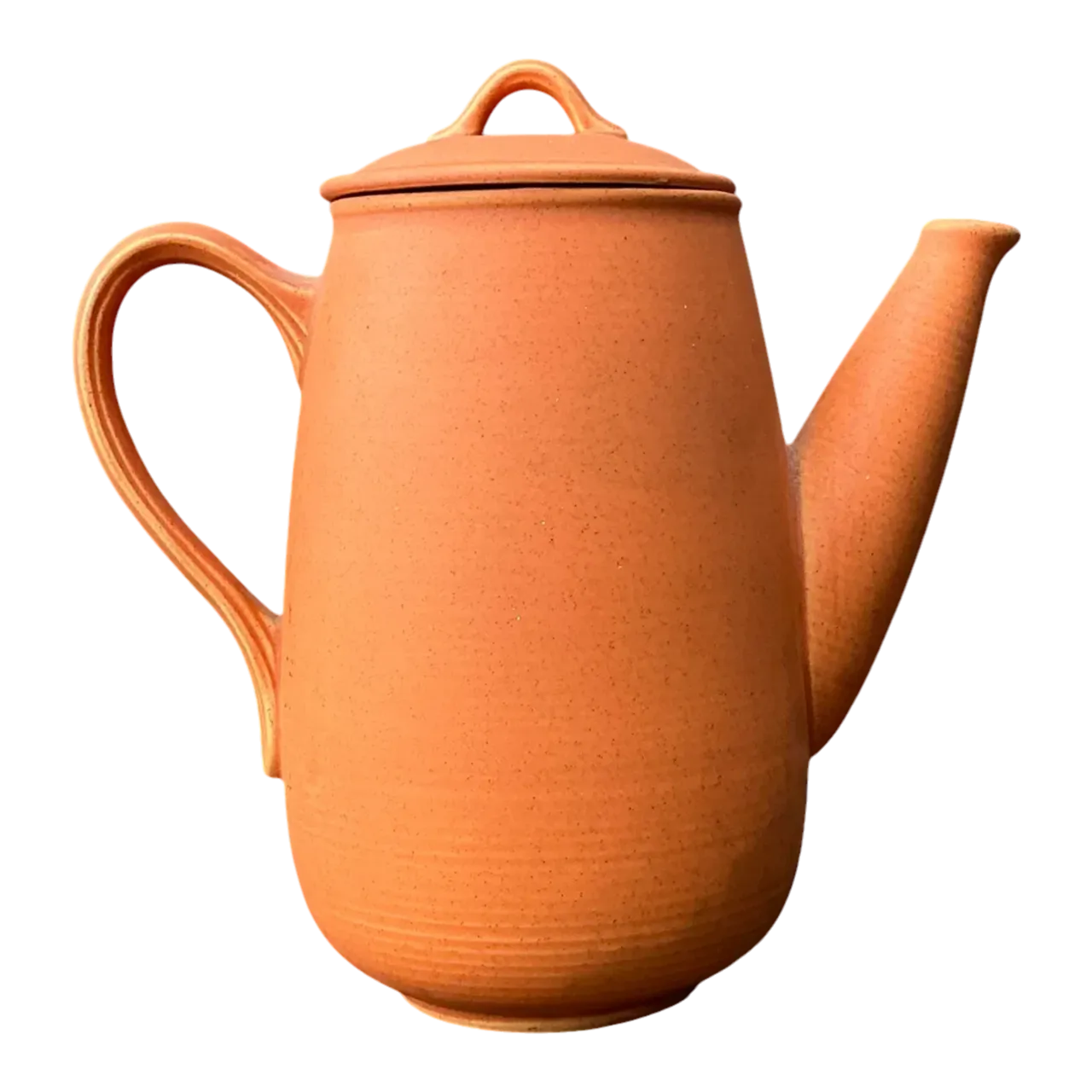 Vintage Original Orange Studio Pottery Coffee Pot